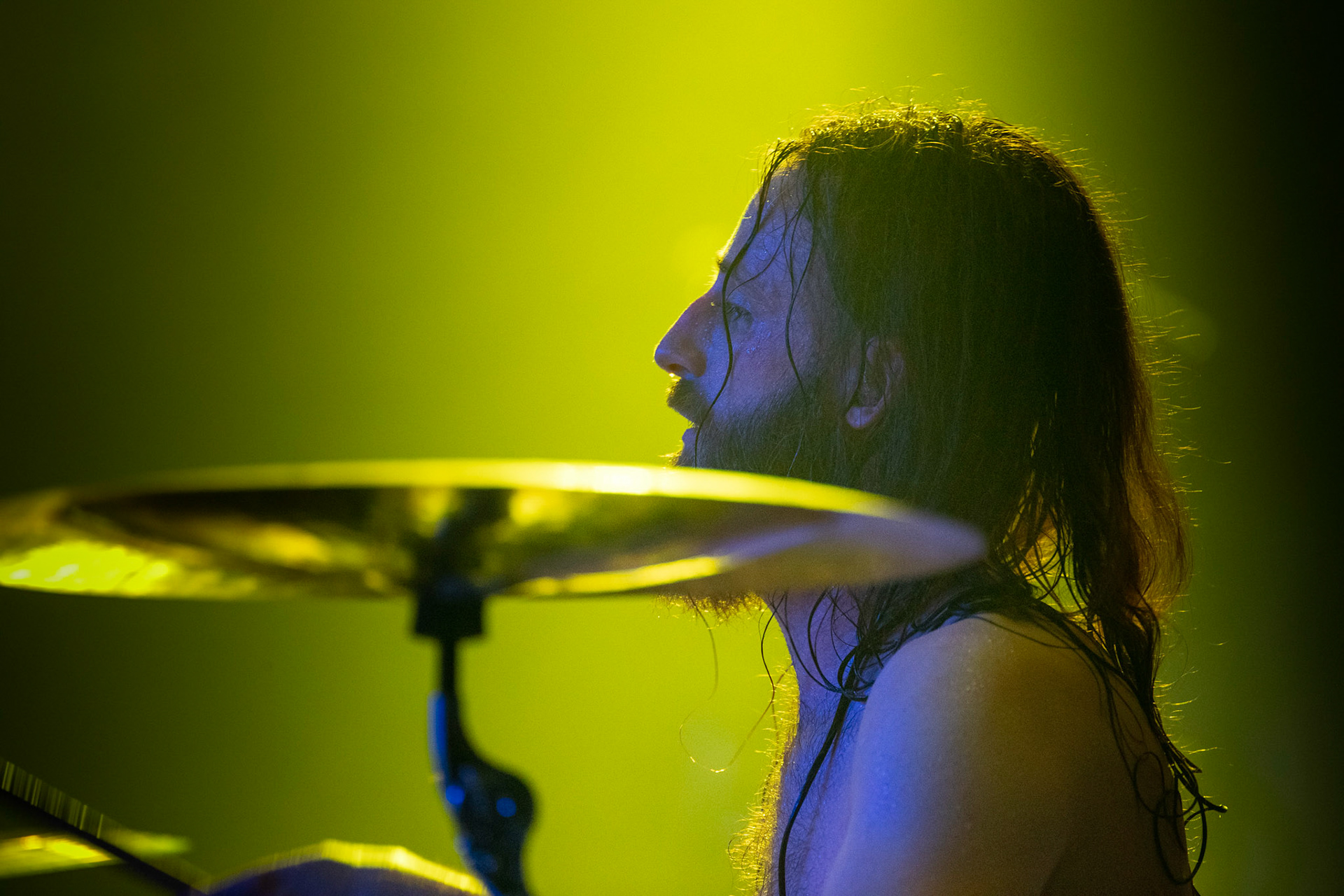 Legendy Metalu Vader - Death Metal - koncert Legendy Metalu w warszawskiej Progresji, 
Peter: Guitar + Vocals
Pajak: Guitar
Hal: Bass
James: Drums
fot. Andrzej kaziq Wasilkiewicz/Reporter