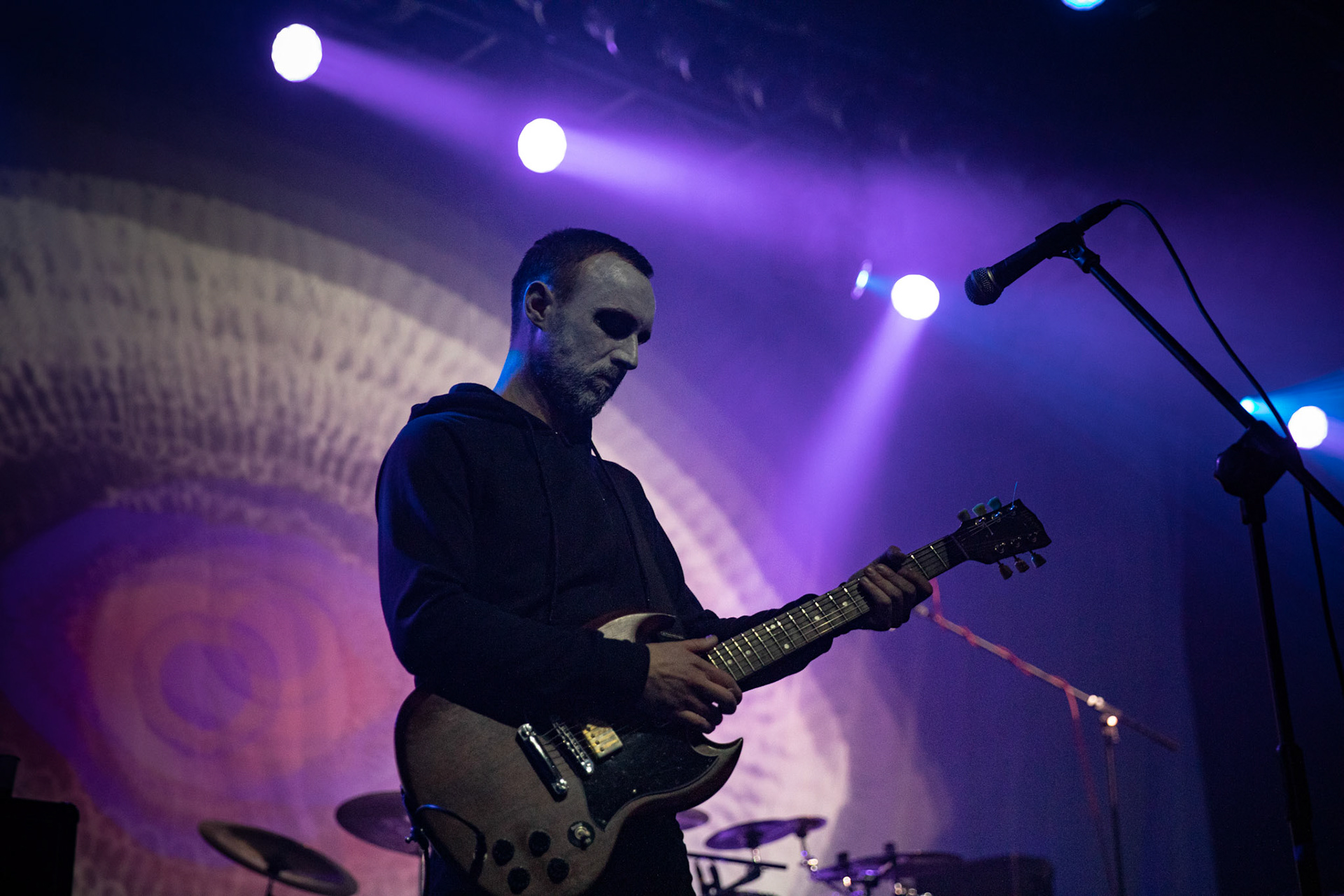 15.12.2019 koncert polskiego zespołu pieśni i końca Furia, Merry Christless 2019, Warszawa Klub Progresja,
zespół Nihila, kolektyw Let The World Burn, black metal, eksperymentalny metal, nekrofolk,
n/z Artur Rumiński – gitara elektryczna, 
New Aeon Musick, Knock Out Productions
fot. Andrzej Wasilkiewicz/REPORTER