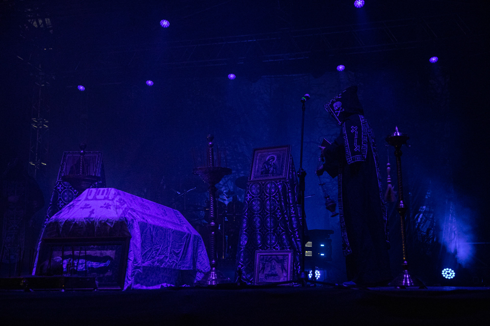 24.09.2021 Batushka - Krzysztof Drabikowski  koncert Warszawa, Progresja. fot. Andrzej Wasilkiewicz/Reporter