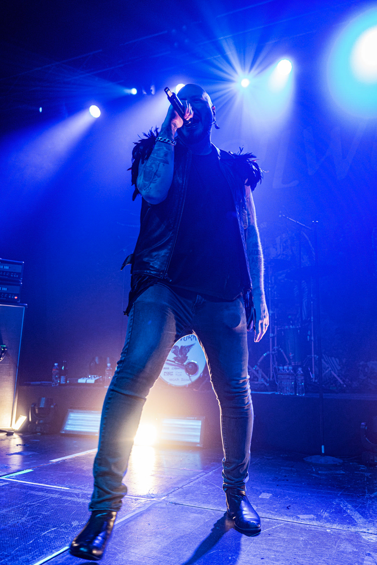 14.04.2023 Soilwork - szwedzki melodic death metal.Knock Out Productions, klub Progresja Warszawa. fot. Andrzej Wasilkiewicz/kaziq.com