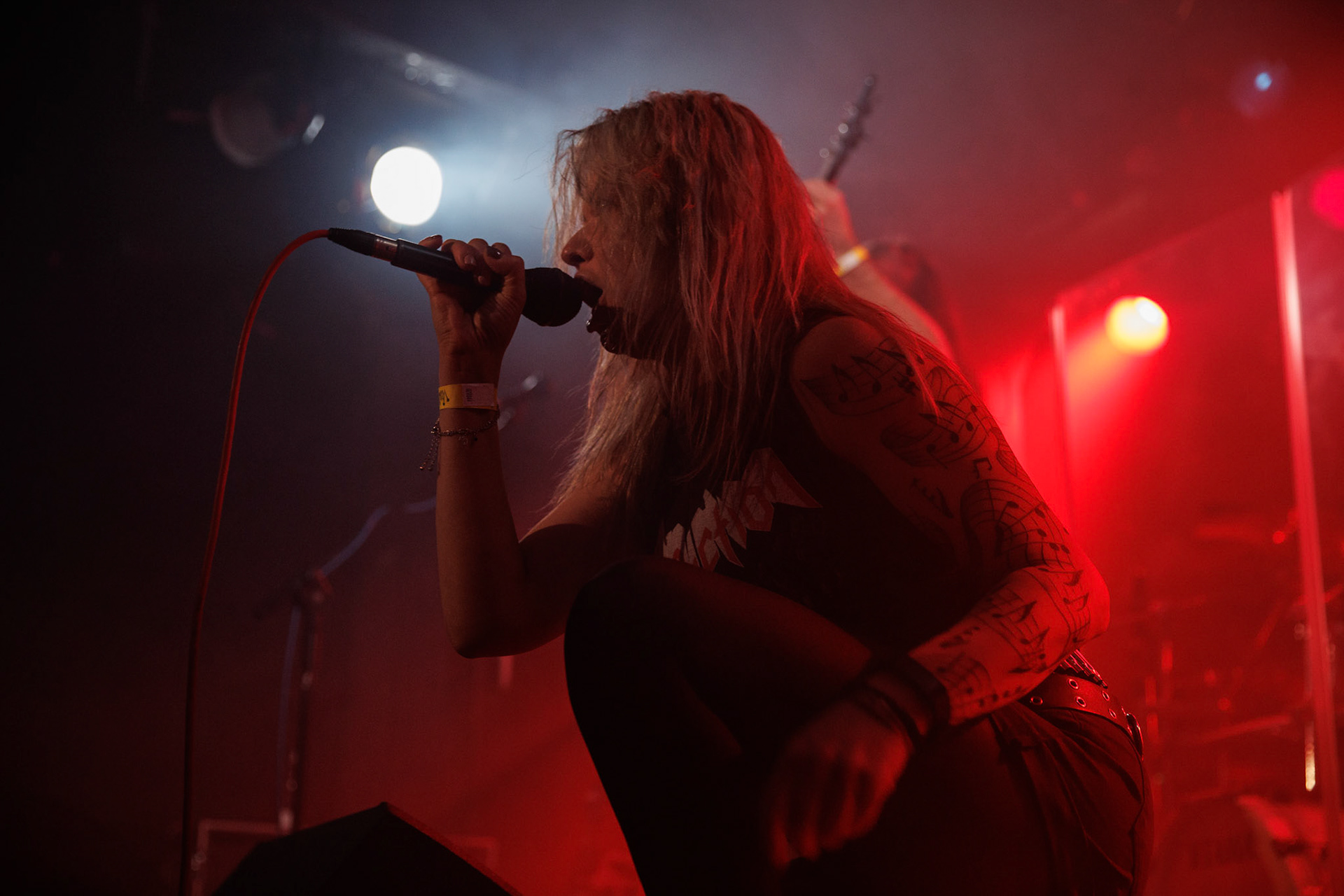 War-Saw - thrashmetal.Koncert Czwarta Fala MMXXII klub VooDoo Warszawa.n/z Marek Agnostic Molenda - gitara,n/z Tomek Zyclon Weglewski - bas,n/z Pawel Abaddon Rekowski - gitara,n/z Sylwia Papierska - wokal,n/z Pawel Pawulon Jaroszewicz - drums,Fot. Andrzej Wasilkiewicz/kaziq.com