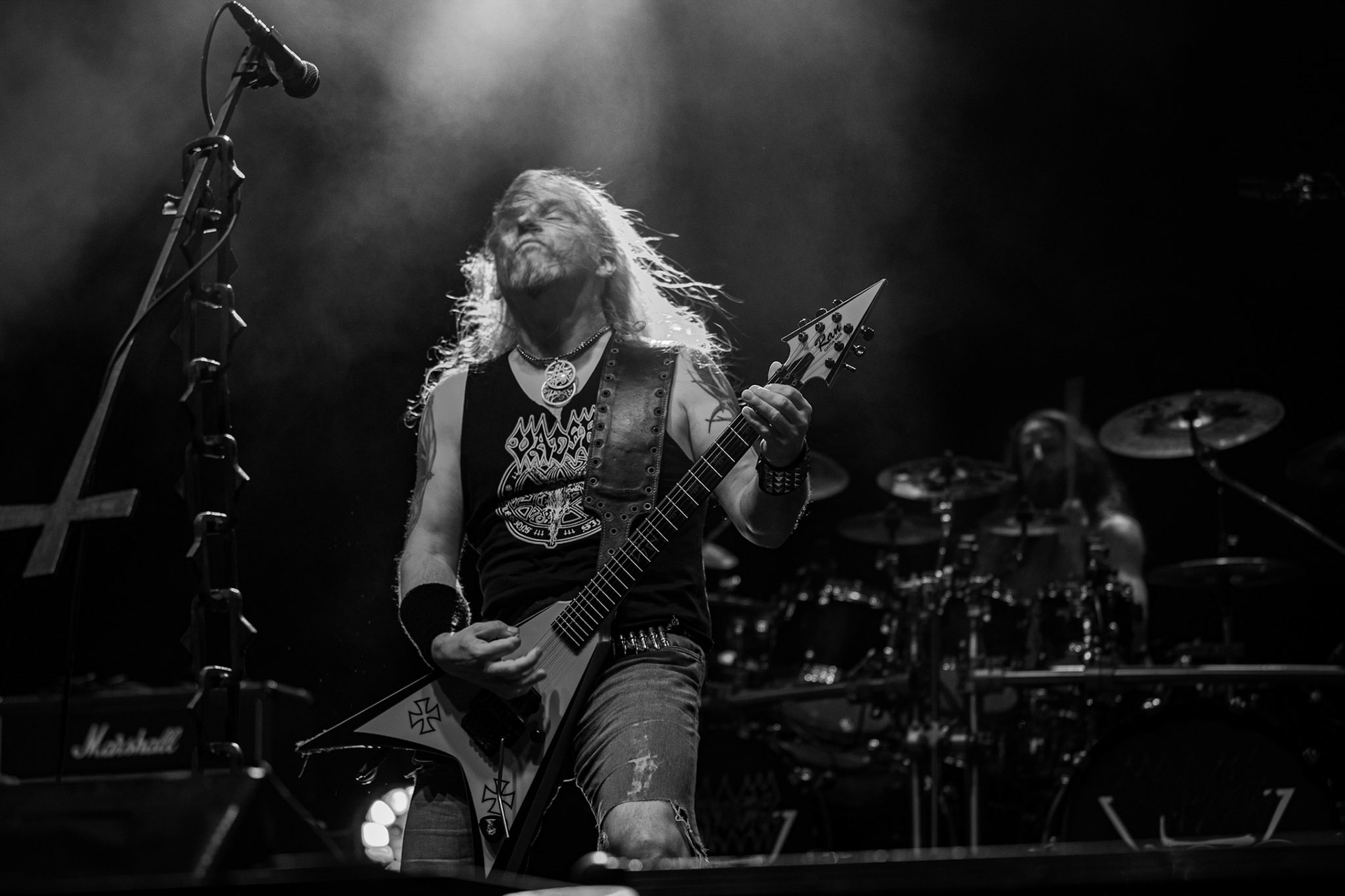 Vader - Death Metal - koncert w ramach Blitzkrieg MMXX warszawskia Progresja, Peter: Guitar + VocalsPajak: GuitarHal: BassJames: Drumsfot. Andrzej kaziq Wasilkiewicz/Reporter