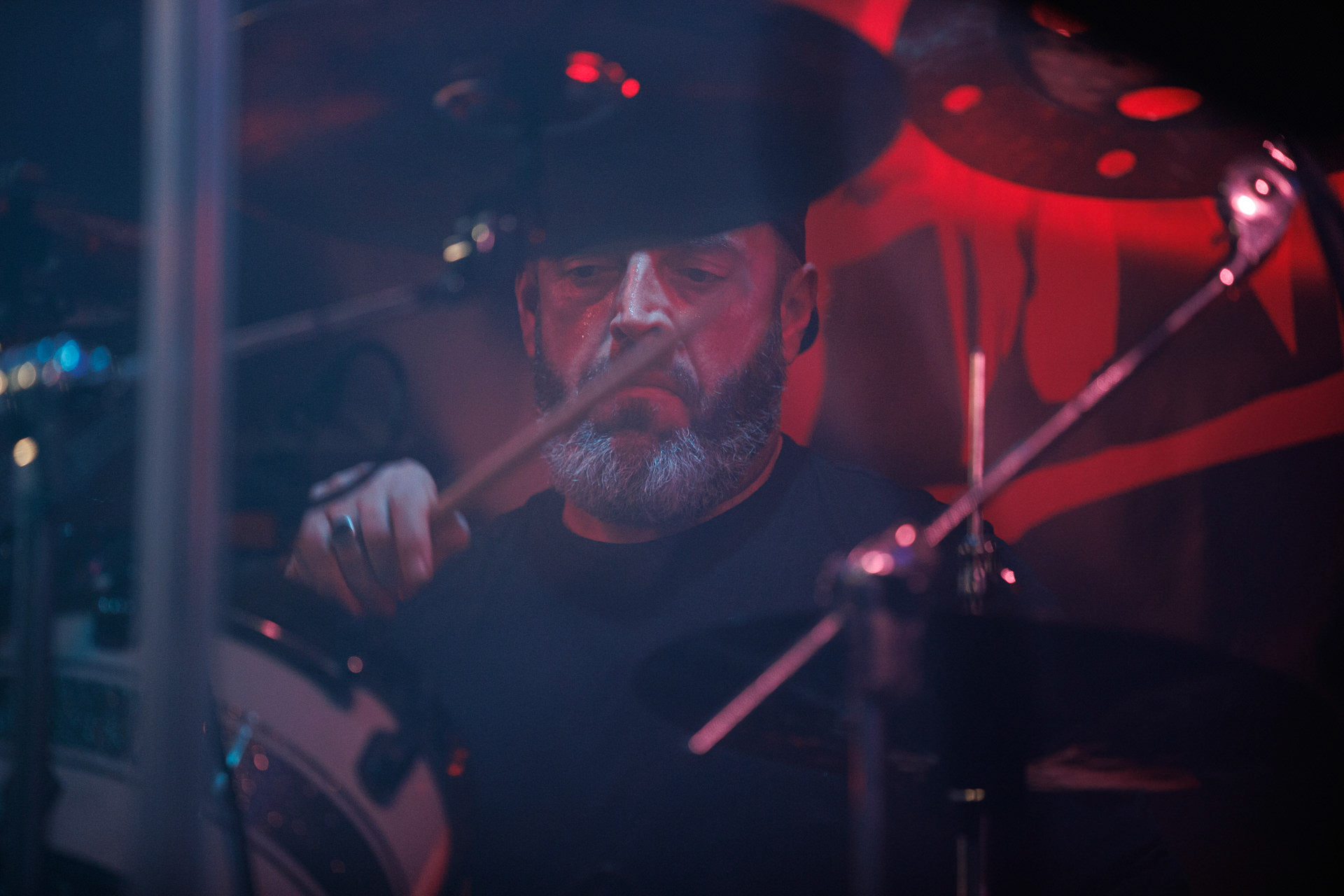 Painthing - death, doom metal.Koncert Czwarta Fala MMXXII klub VooDoo Warszawa.n/z Kuba Grobelny – guitar, vocal, n/z Bartłomiej Kaczor – guitar, n/z Darek Ojdana – keys, n/z Jan Rajkow-Krzywicki – bass,n/z Tomasz Śwital – drums,Fot. Andrzej Wasilkiewicz/kaziq.com