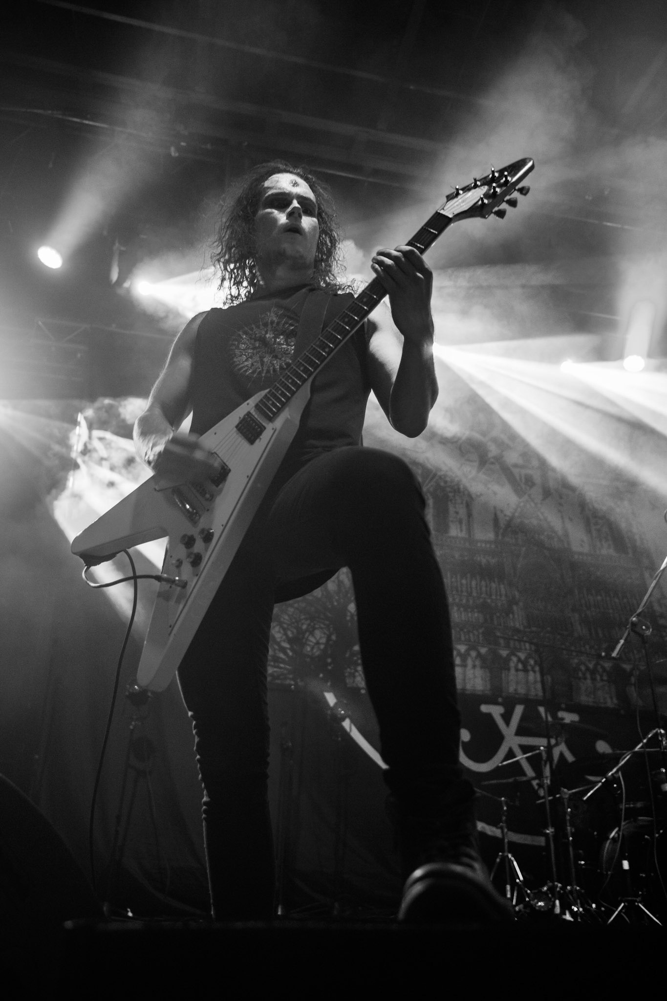 WHOREDOM RIFE - Norwegia - black metal,
koncert w Warszawskiej Progresji w ramach trasy Ecclesia Diabolica Baltica.
fot. Andrzej Wasilkiewicz/Reporter