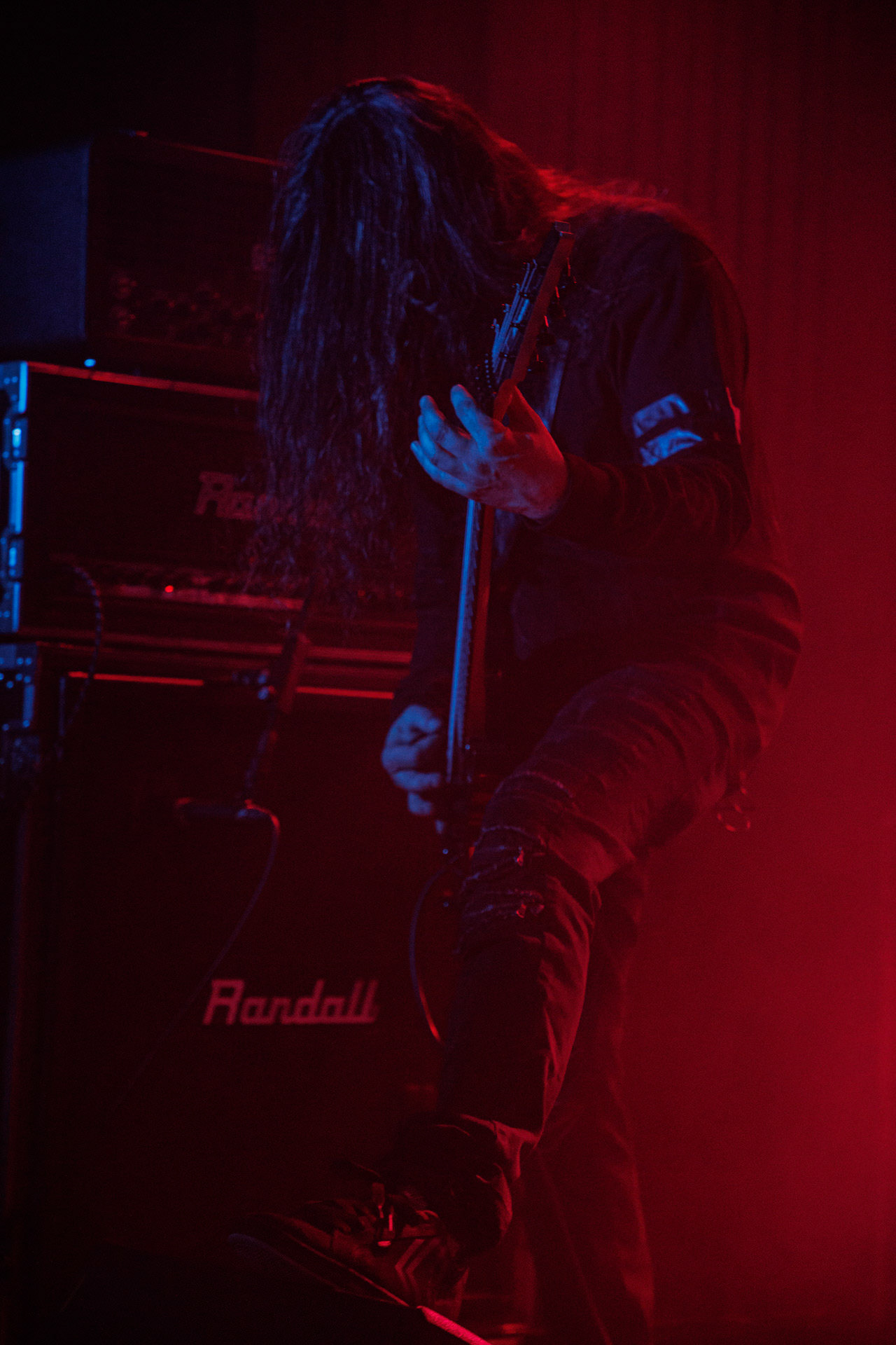 18.03.2022 Thy Disease - INFERNALIS RESURGENTIS - Warszawski koncert zespolu Thy Disease.Black metal, death metal, polski metal. n/z Yanuary – guitar fot. Andrzej Wasilkiewicz/Reporter