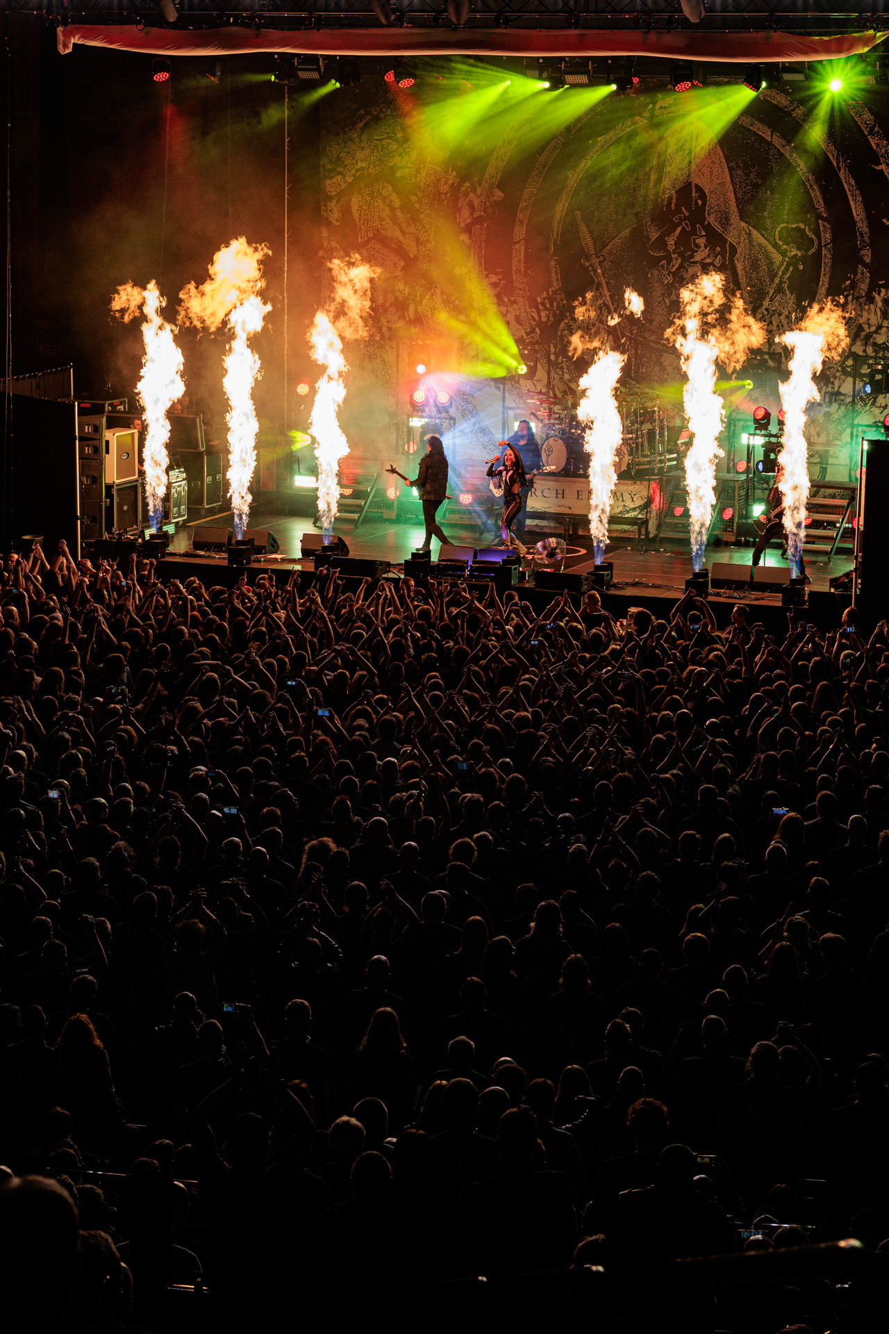 19.10.2022 ARCH ENEMY  - The European Siege 2022,Spodek Katowice Poland,fot. Andrzej Wasilkiewicz/Reporter