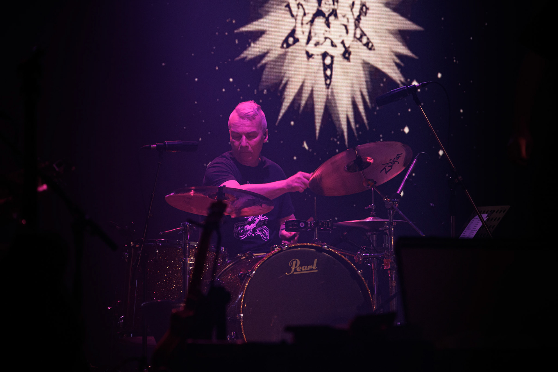 18.03.2022 KULT Akustik - koncert Warszawa klub Stodola,  n/z Tomasz Goehs perkusja,Rock, rock progresywny, rock alternatywny, punk, nowa fala, polski rock.fot. Andrzej kaziq Wasilkiewicz/Reporter