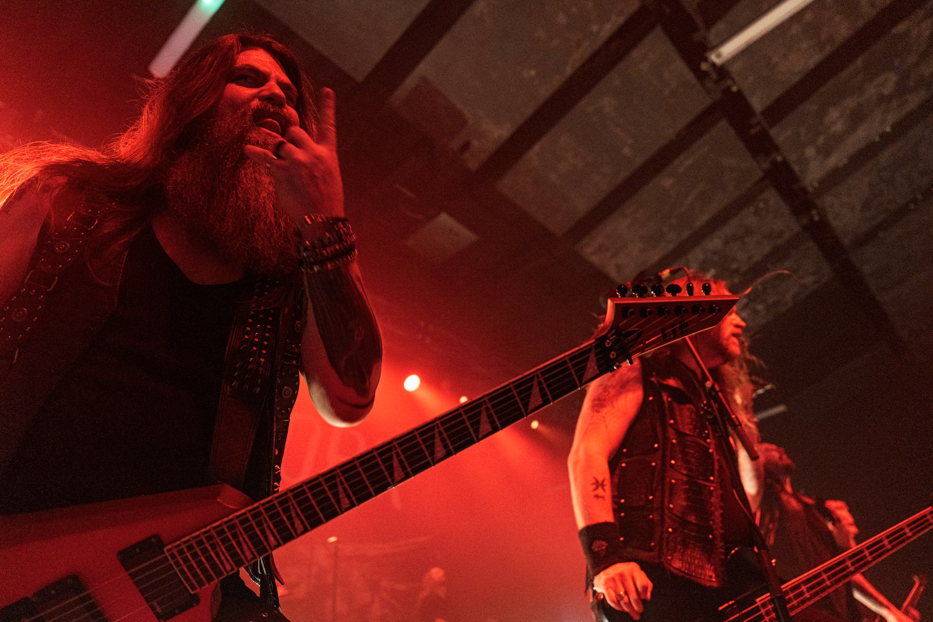 14.04.2023 Soilwork - szwedzki melodic death metal.Knock Out Productions, klub Progresja Warszawa. fot. Andrzej Wasilkiewicz/kaziq.com