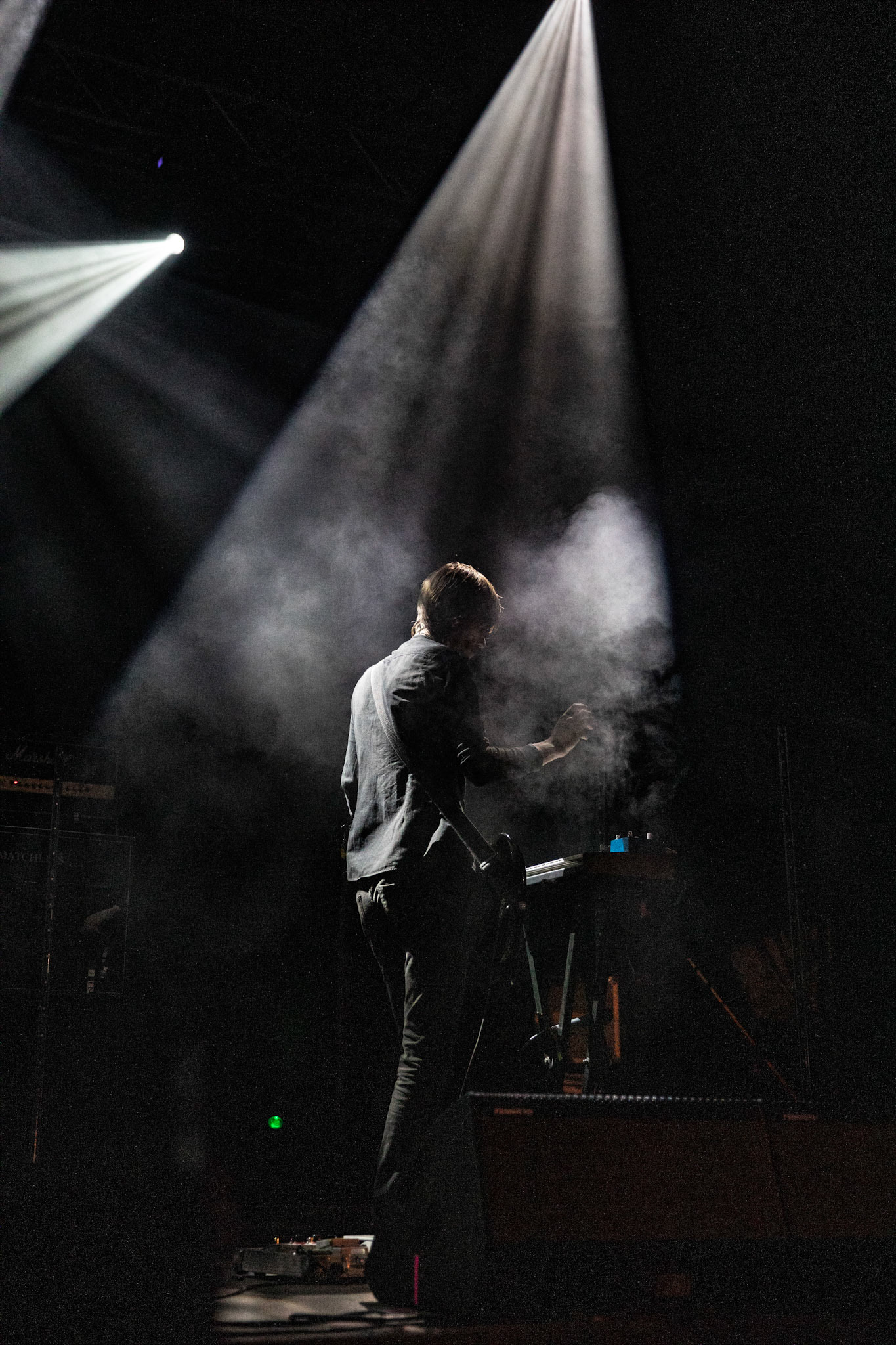 16.09.2021 TIDES FROM NEBULA koncert, Krakow Hype Park,Knock Out Production, Mystic Production,Post-rock, muzyka alternatywna, progresywny rock.n/z Przemek Weglowski – gitara basowa, Fot. Andrzej Wasilkiewicz/Reporter