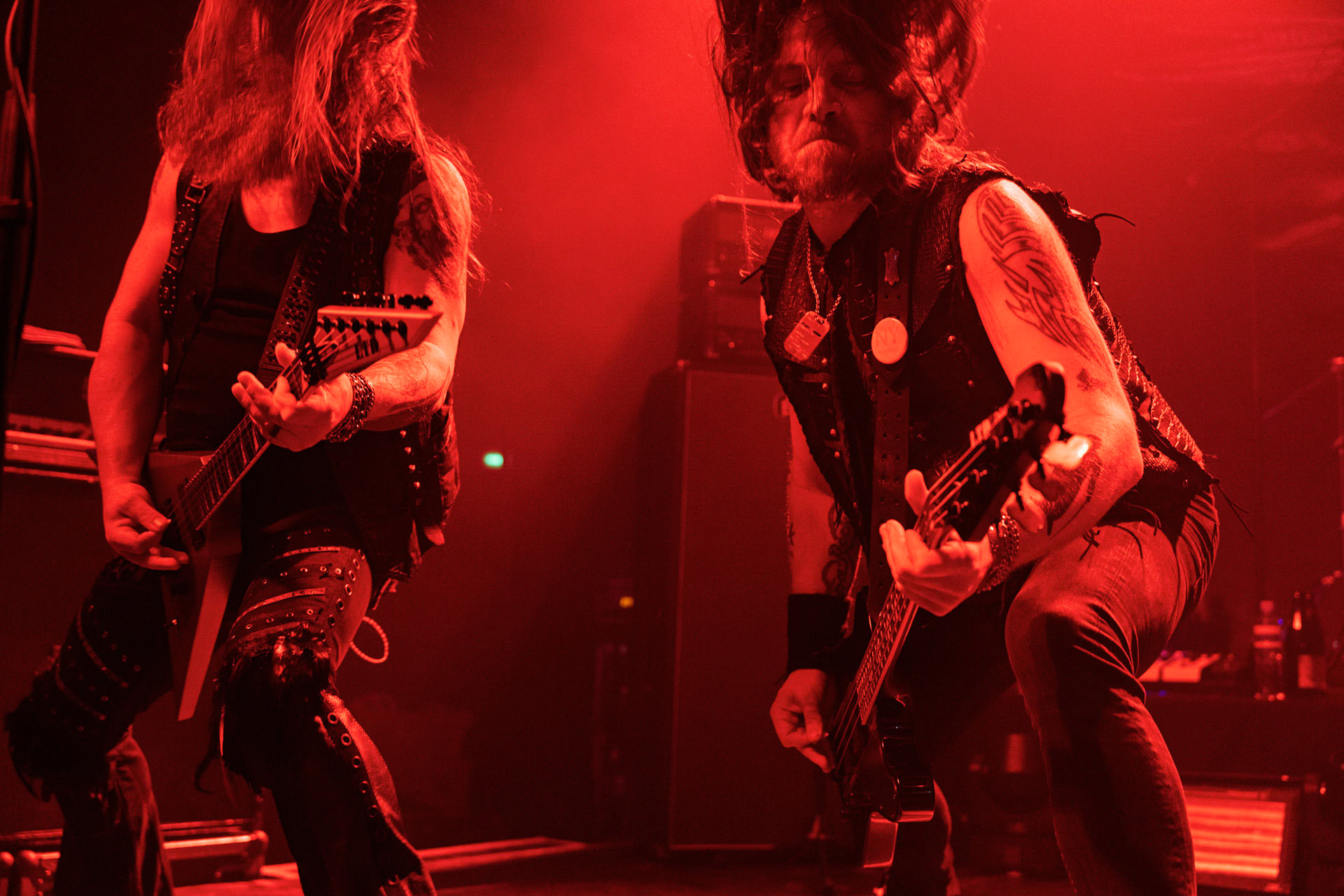 14.04.2023 Soilwork - szwedzki melodic death metal.Knock Out Productions, klub Progresja Warszawa. fot. Andrzej Wasilkiewicz/kaziq.com