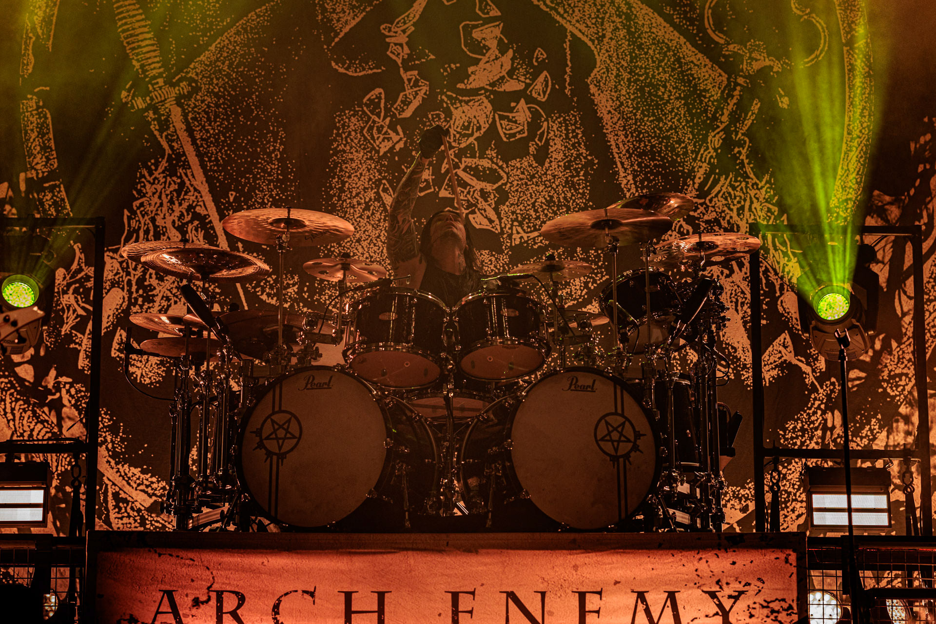 19.10.2022 ARCH ENEMY  - The European Siege 2022,Spodek Katowice Poland,fot. Andrzej Wasilkiewicz/Reporter