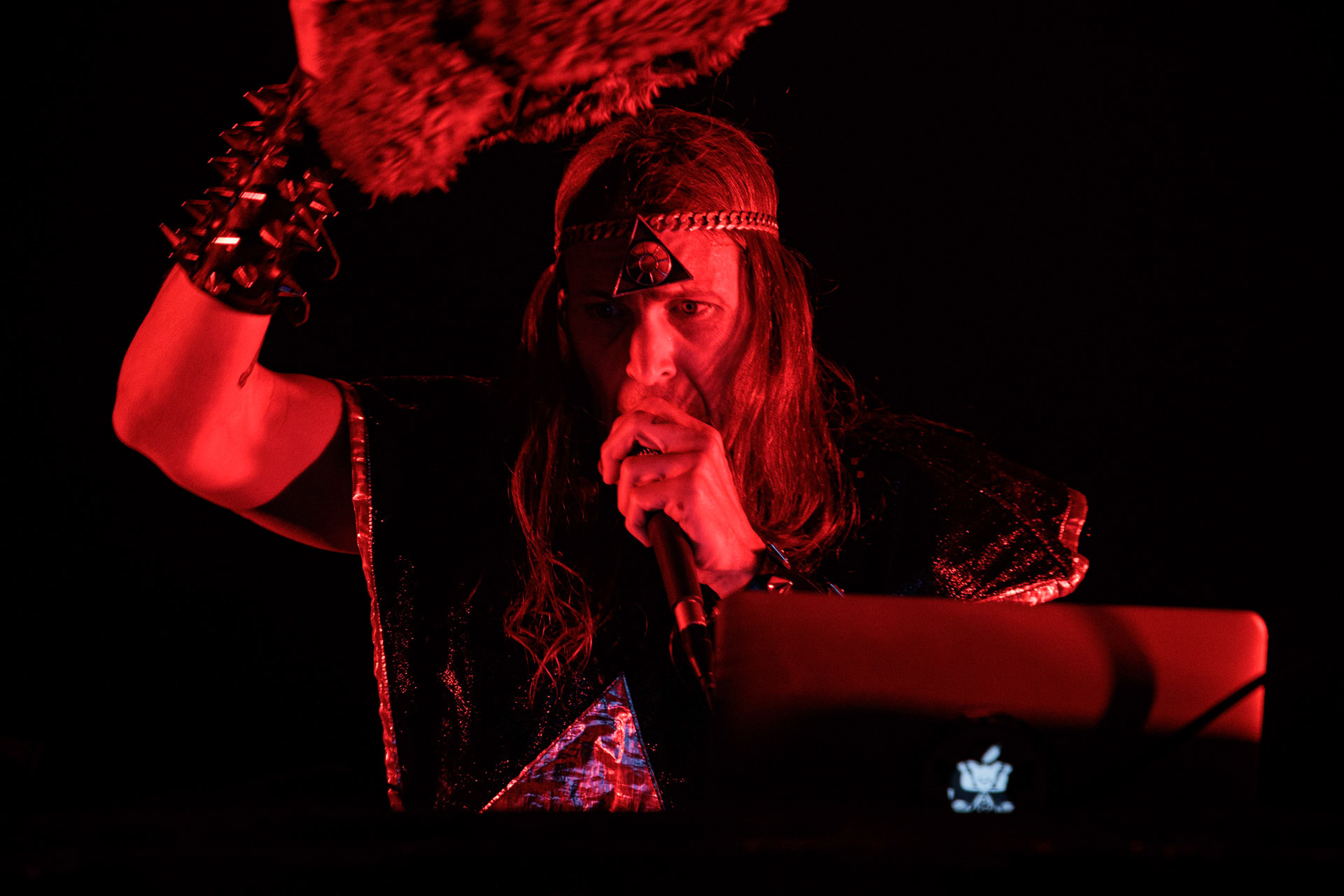 29.04.2022 Otto Von Schirach - nadrealna muzyka elektroniczna z elementami noise, gore grind, hip-hop, death metal. n/z Otto Von Schirach Produkcja Knock Out Productions, klub Progresja.Wytwornia Ipecac,fot. Andrzej Wasilkiewicz/Reporter