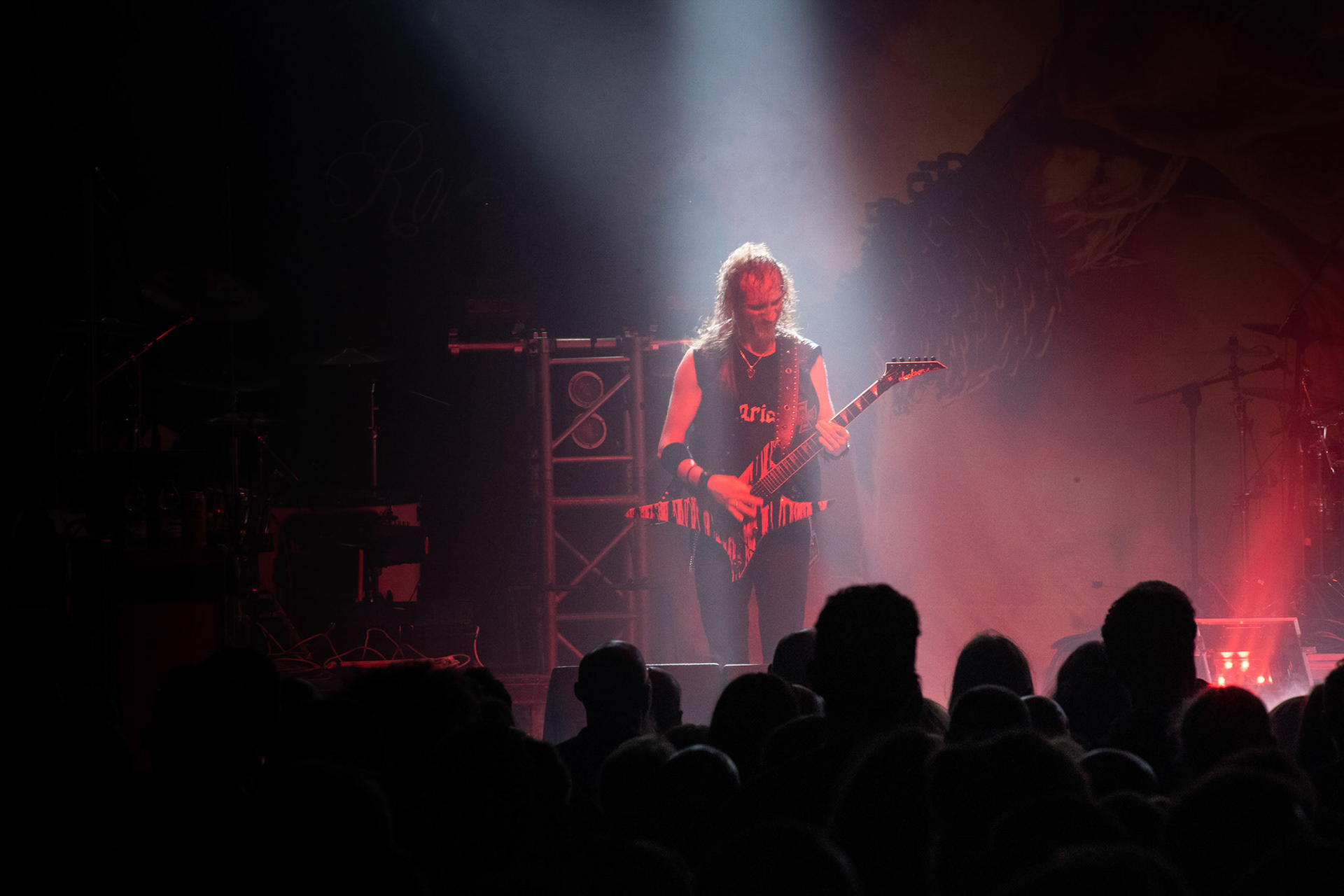 Legendy Metalu Vader - Death Metal - koncert Legendy Metalu w warszawskiej Progresji, 
Peter: Guitar + Vocals
Pajak: Guitar
Hal: Bass
James: Drums
fot. Andrzej kaziq Wasilkiewicz/Reporter