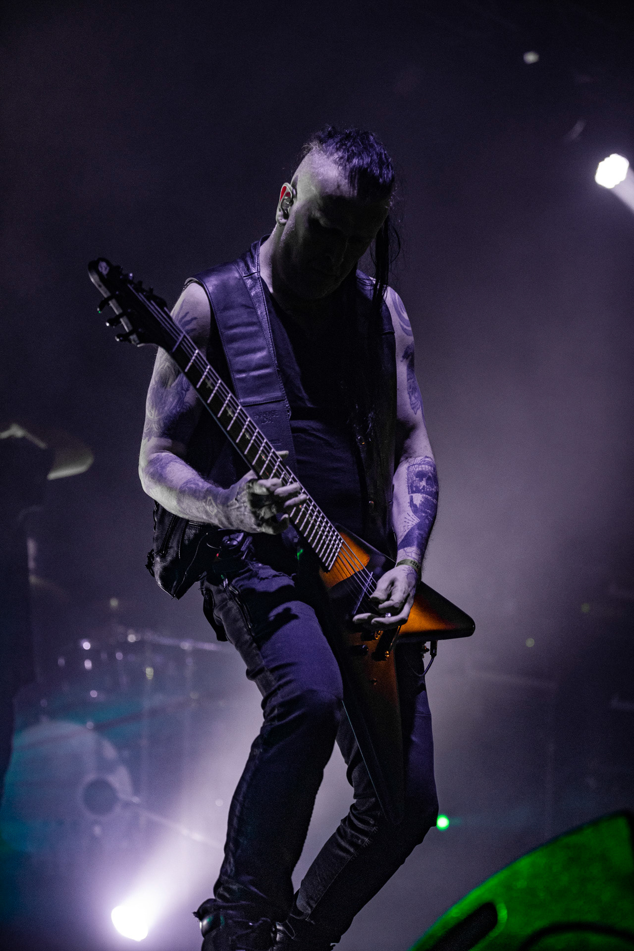 16.09.2021 Paradise Lost - koncert Krakow, Hype Park, Knock Out Production, Nuclear Blast, n/z Gregor Mackintosh – gitara prowadząca,Fot. Andrzej Wasilkiewicz/Reporter