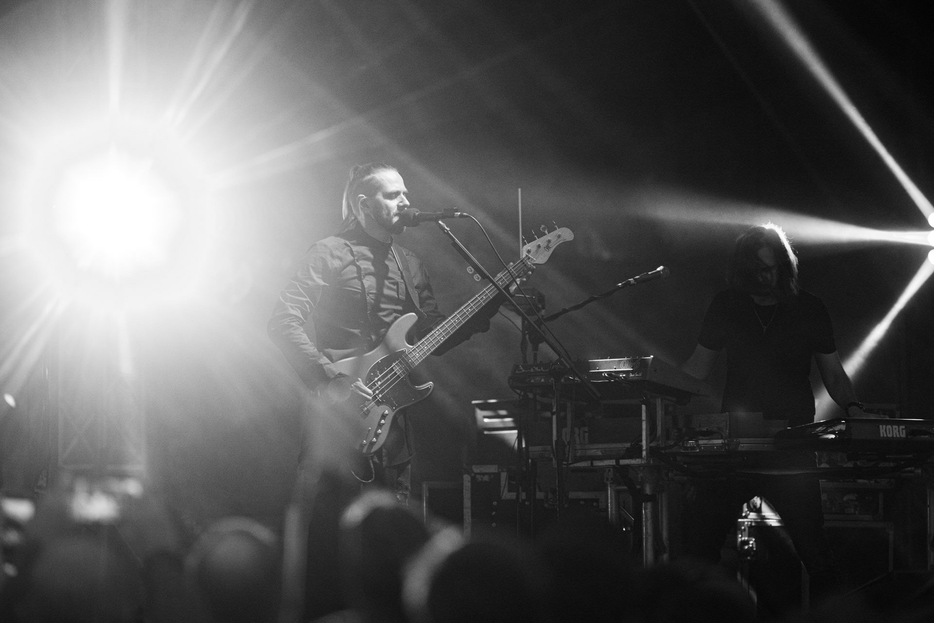 21.08.2021 koncert Riverside 20 lecie w Warszawie,Letnia scena Progresji, Gramy do Woli.n/z Mariusz Duda – bass, wokal,n/z Michal Lapaj – instrumenty klawiszowe, wokal,Fot. Andrzej Wasilkiewicz/Reporter