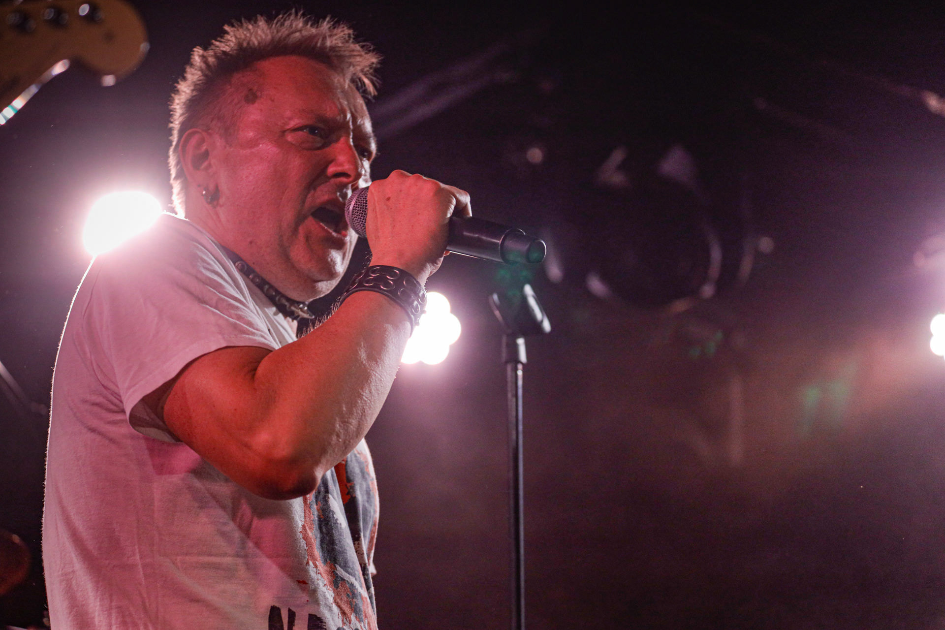 25.08.2022 TZN Xenna - warszawska grupa punkowa z frontmenem Krzysztofem Zygzakiem Chojnackim przed warszawskim koncertem The Exploited.fot. Andrzej Wasilkiewicz/Reporter