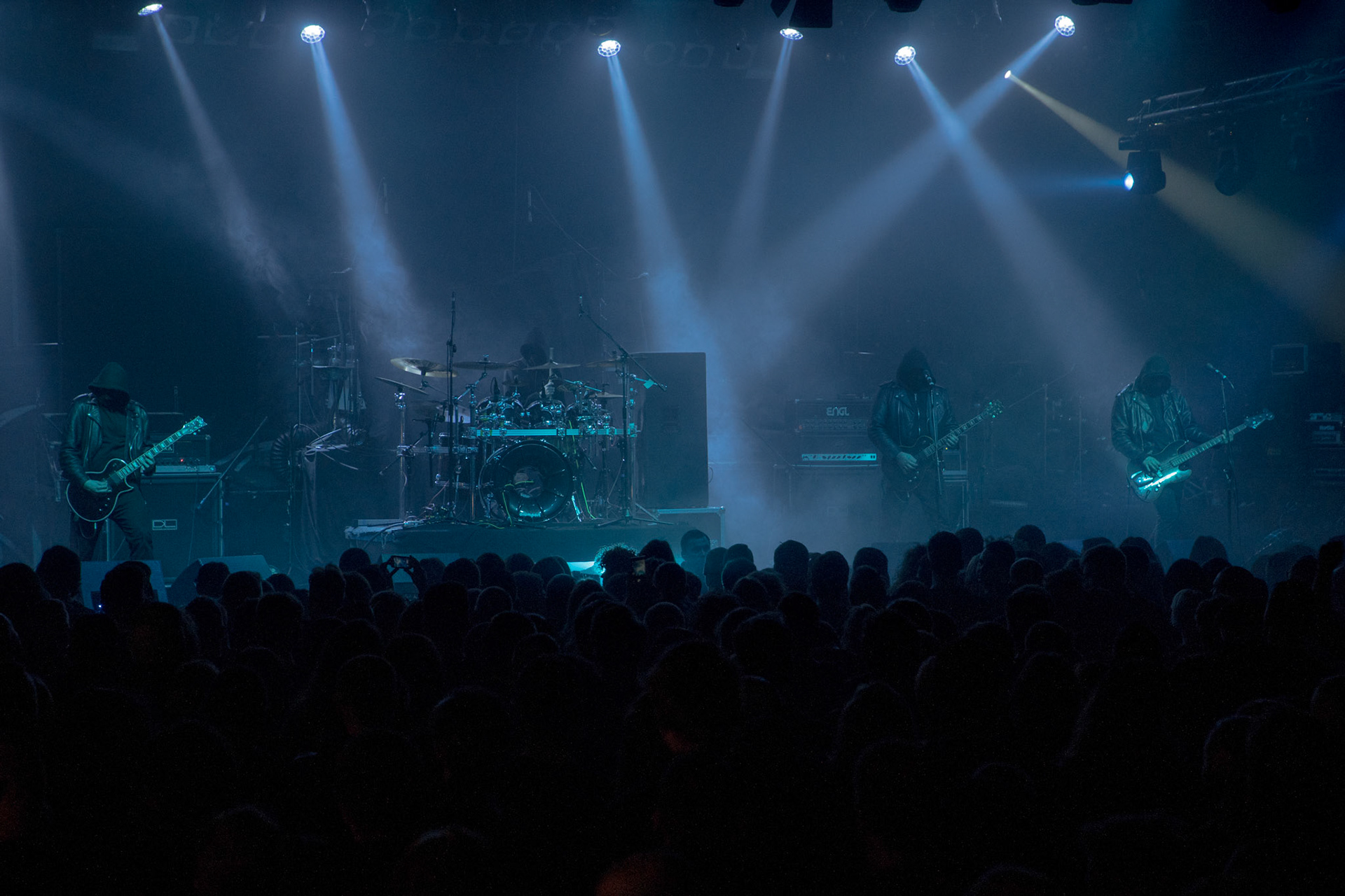 15.12.2017r. Mgła koncert Merry Christless - Warszawa Progresja, Mikołaj M. Żentara - gitara, gitara basowa wokal,
Maciej Darkside Kowalski perkusja,
   fot. Andrzej Wasilkiewicz/Reporter