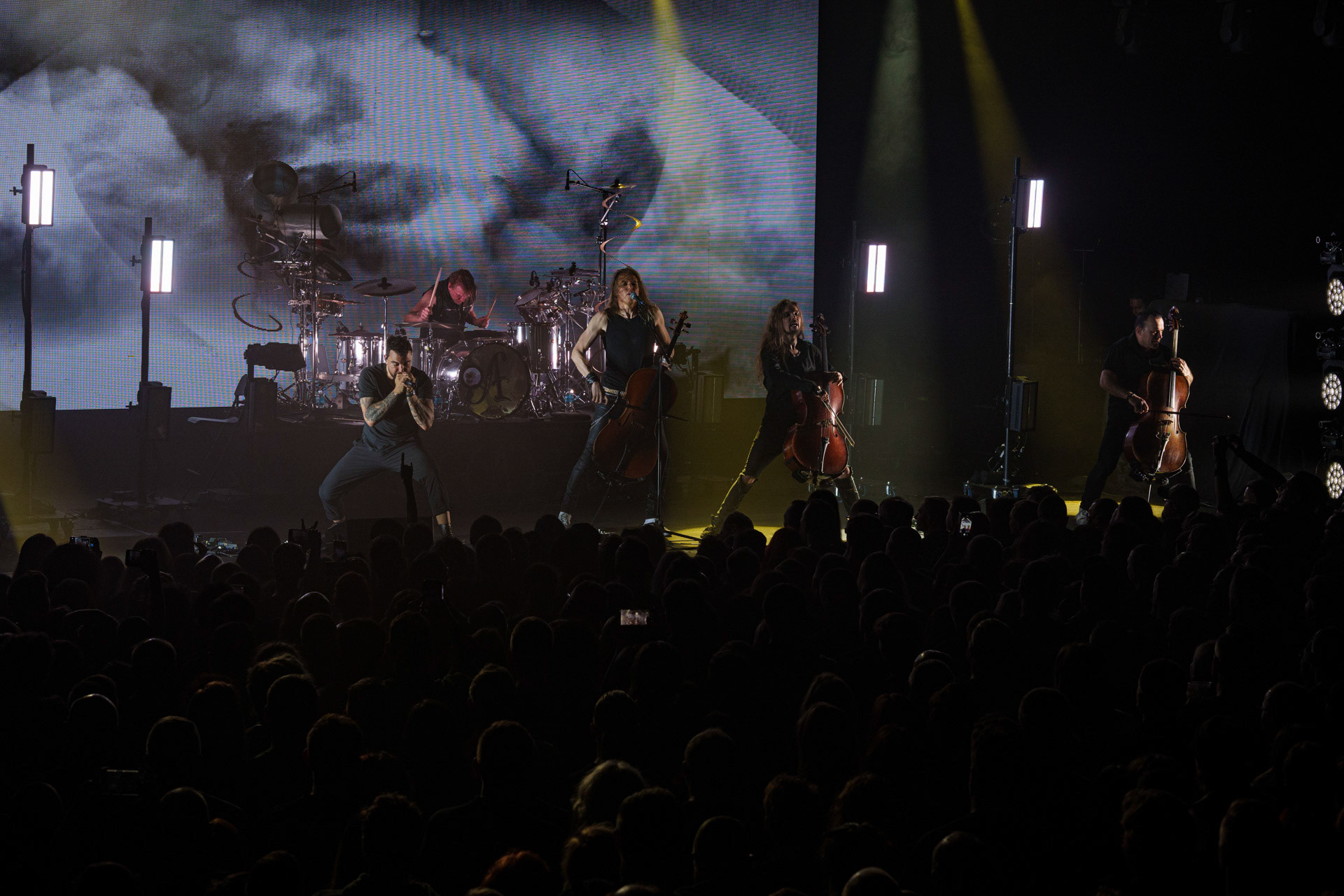 25.03.2023 APOCALYPTICA - symfoniczny heavy metal. Klub Progresja, Warszawa, Knock Out Productions. fot. Andrzej Wasilkiewicz/Reporter