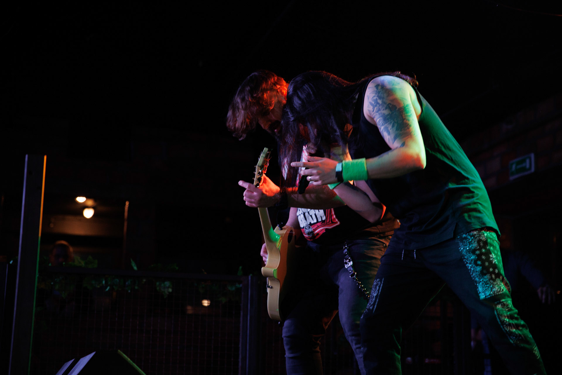 13.11.2021 House Of Death - koncert Warszawa RemontJuan Carlos Cano - wokal,Adam Bielczuk - gitara,thrash metal, crossover thrash, heavy metal, speed metal, hard rock,fot. Andrzej Wasilkiewicz/Reporter