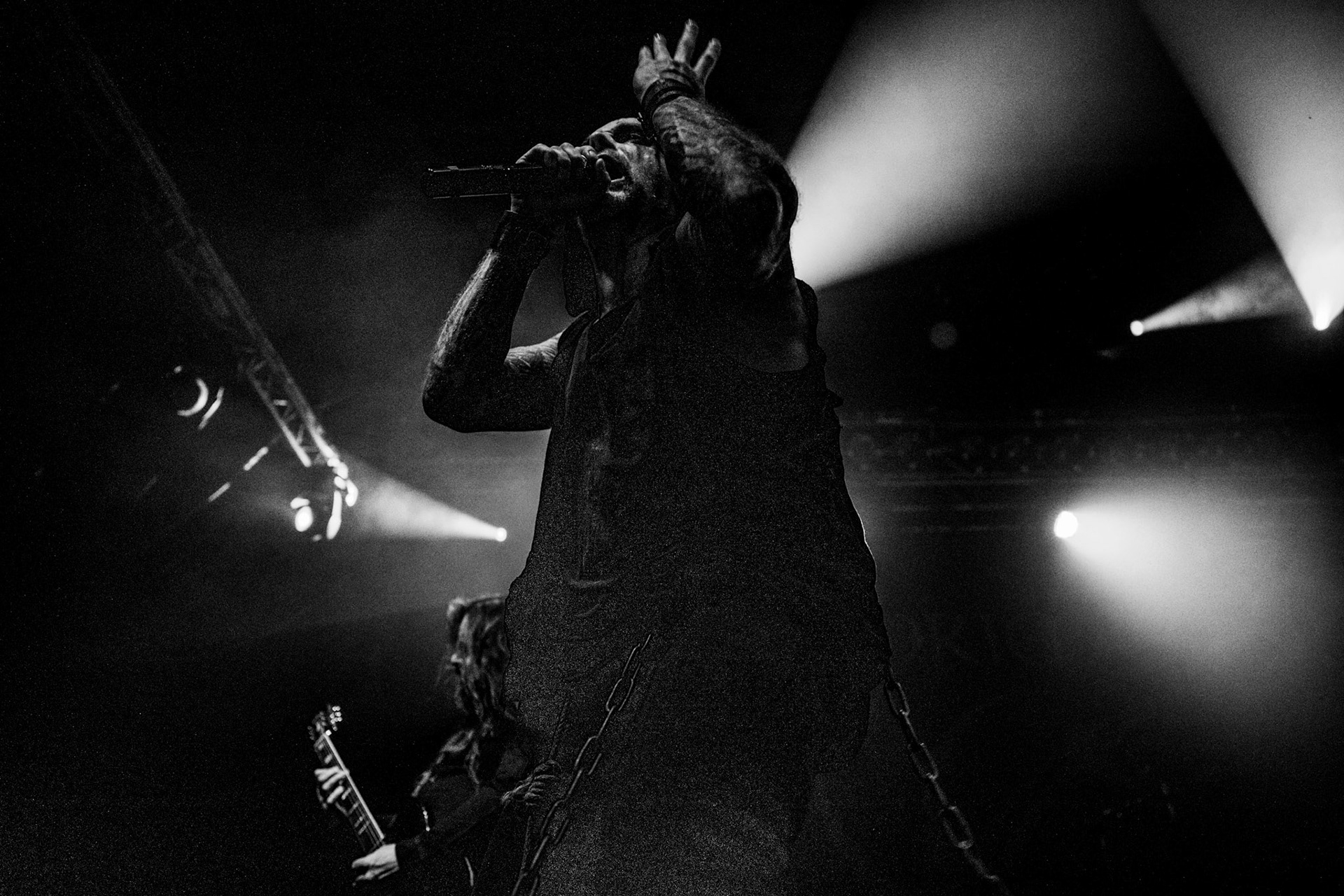 21.12.2019 Metalowa Wigilia 2019 w warszawskiej Progresji.
Koncert zespołu Primordial, irlandzki metal.
Massive Music 
fot. Andrzej Wasilkiewicz/REPORTER