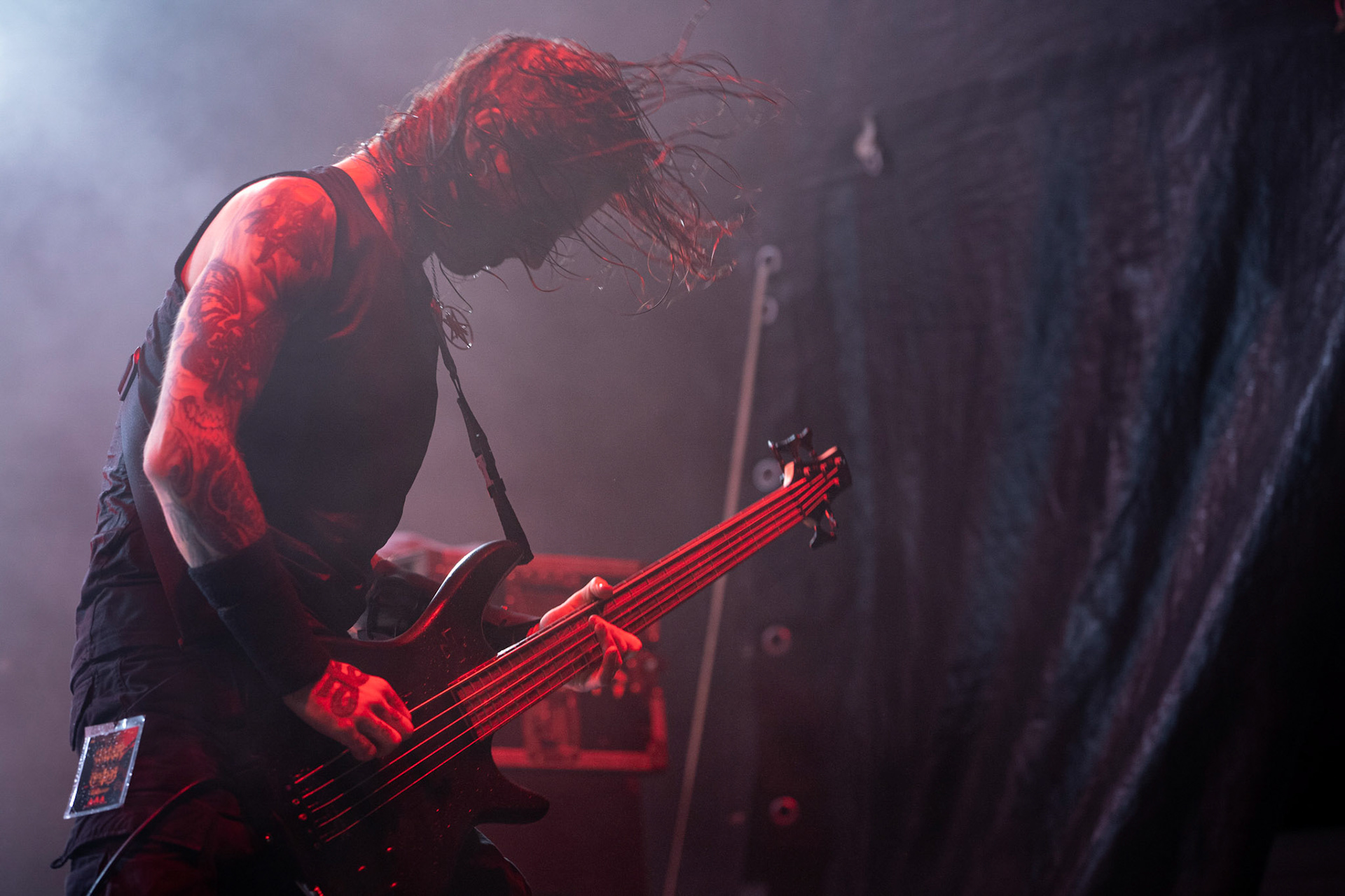 Marduk, koncert w ramach Blitzkrieg MMXX warszawska Progresja, black metal, Szwecja, Massive Music Rock The Nation America.fot. Andrzej kaziq Wasilkiewicz/Reporter