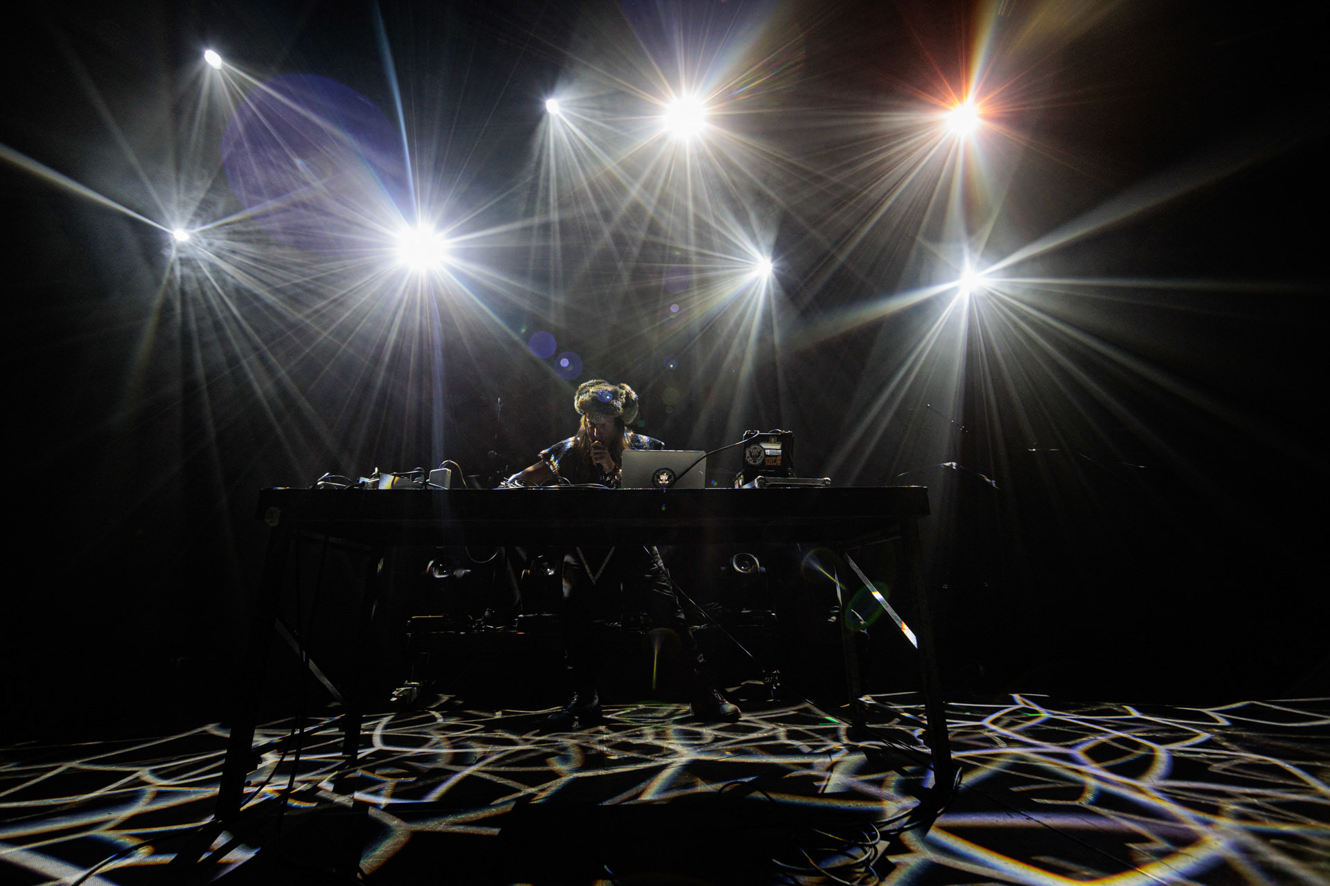 29.04.2022 Otto Von Schirach - nadrealna muzyka elektroniczna z elementami noise, gore grind, hip-hop, death metal. n/z Otto Von Schirach Produkcja Knock Out Productions, klub Progresja.Wytwornia Ipecac,fot. Andrzej Wasilkiewicz/Reporter