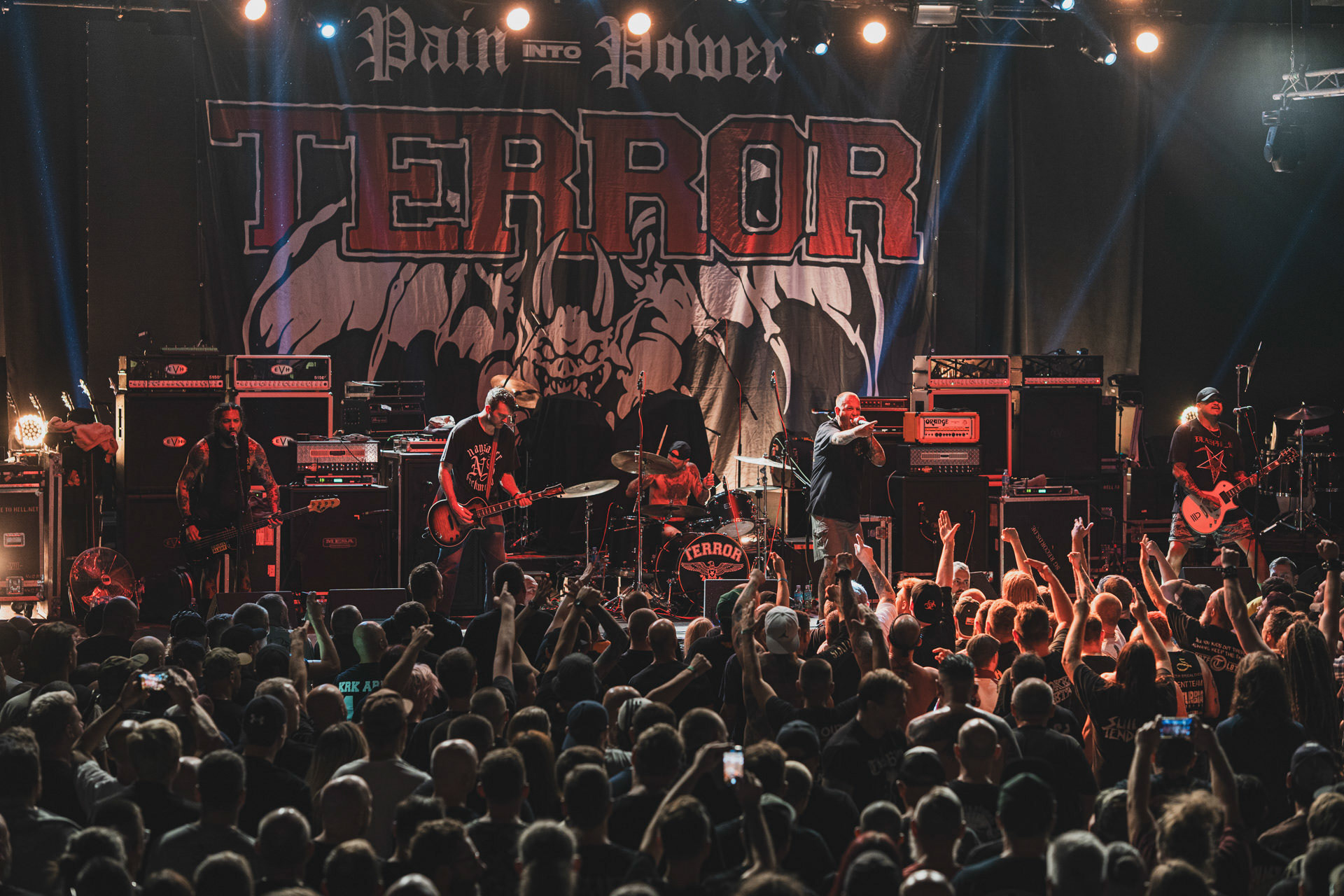 8.08.2023 TERROR - Warszawa klub Progresja,Produkcja Knock Out Productions. fot. Andrzej Wasilkiewicz/kaziq.com