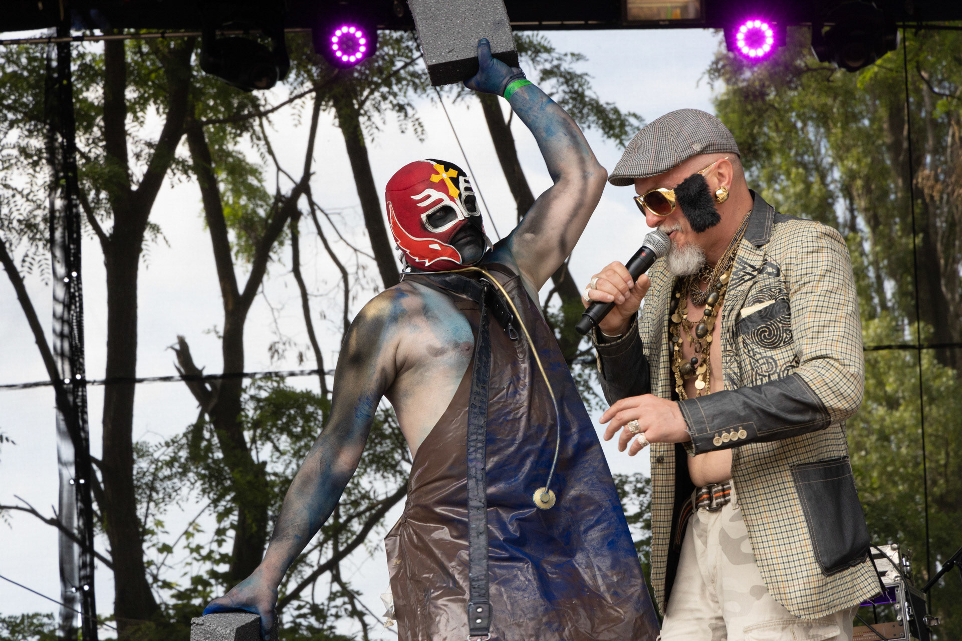 The Novorodkens i Hacrmistrz Gruczol- koncert Zacieralia w warszawskiej Progresji.Gramy Do Woli - Warszawa, Progresja.Fot. Andrzej Wasilkiewicz/Reporter