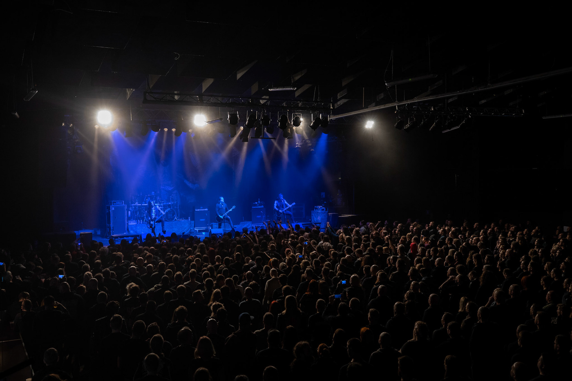 25.11.2019 Warszawa Klub Progresja Europejska Trasa Moonspell z Rotting Christ 2019 
koncert Rotting Christ
N/z Sakis Tolis gitara wokal
N/z Themis Tolis perkusja 
N/z Vagelis Karzis gitara basowa
N/z George Emmanuel  gitara
fot. Andrzej Wasilkiewicz/REPORTER