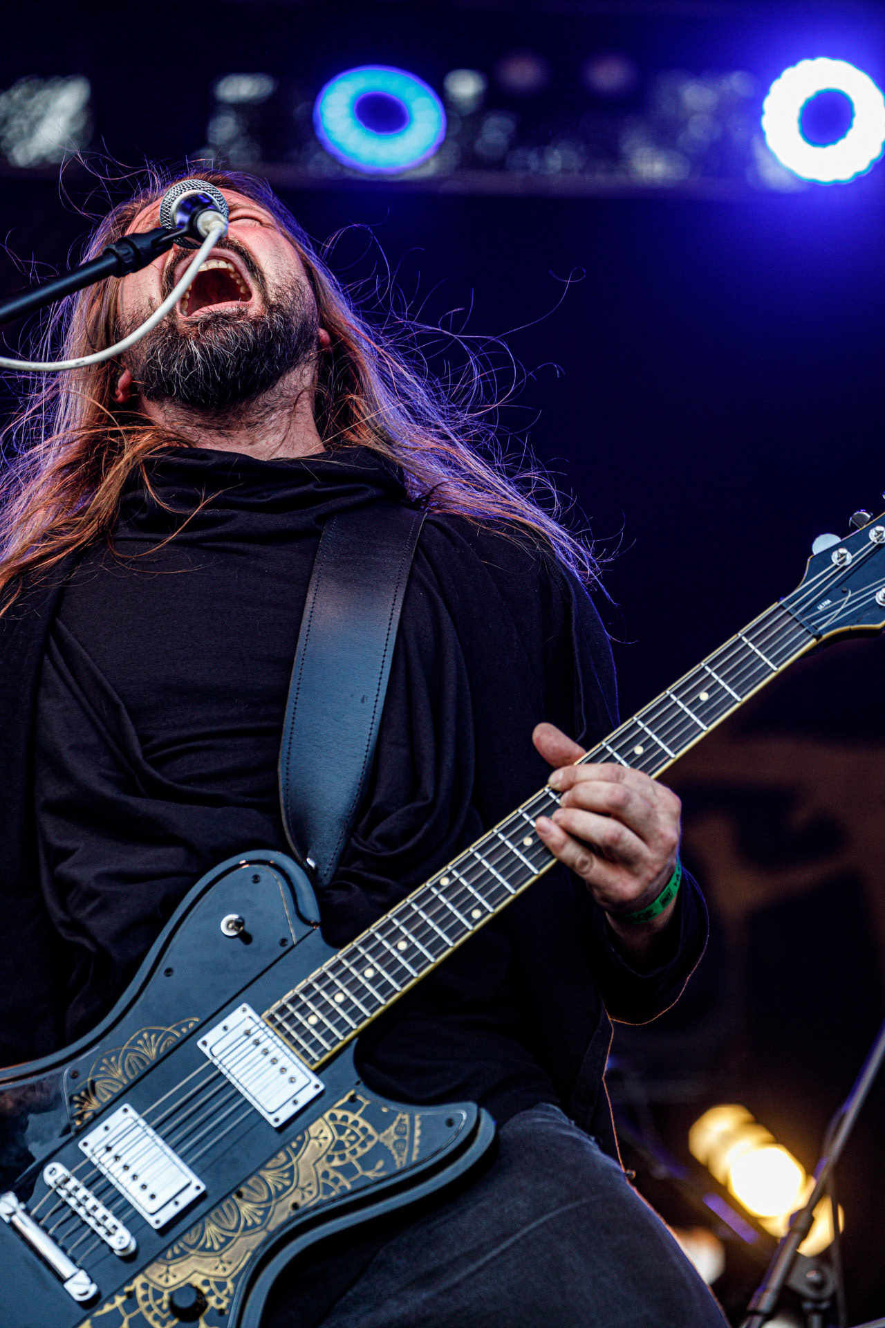 22.07.2022 Sunnata - przed Paradise Lost - na warszawskim koncercie letniej sceny klubu Progresja.Knock Out Production, Produkcja Knock Out Productions,Fot. Andrzej Wasilkiewicz/Reporter