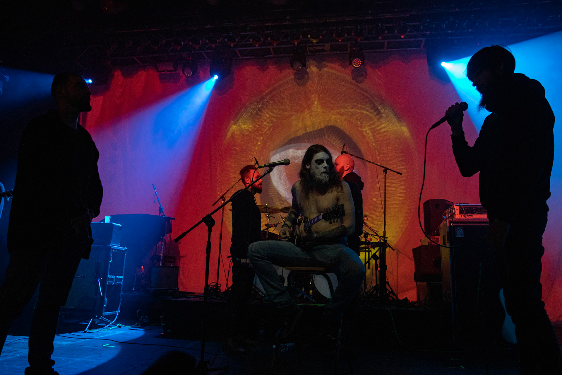 15.12.2019 koncert polskiego zespołu pieśni i końca Furia, Merry Christless 2019, Warszawa Klub Progresja,
zespół Nihila, kolektyw Let The World Burn, black metal, eksperymentalny metal, nekrofolk,
n/z Michał "Nihil" Kuźniak – wokal, sample, gitara, 
New Aeon Musick, Knock Out Productions
fot. Andrzej Wasilkiewicz/REPORTER