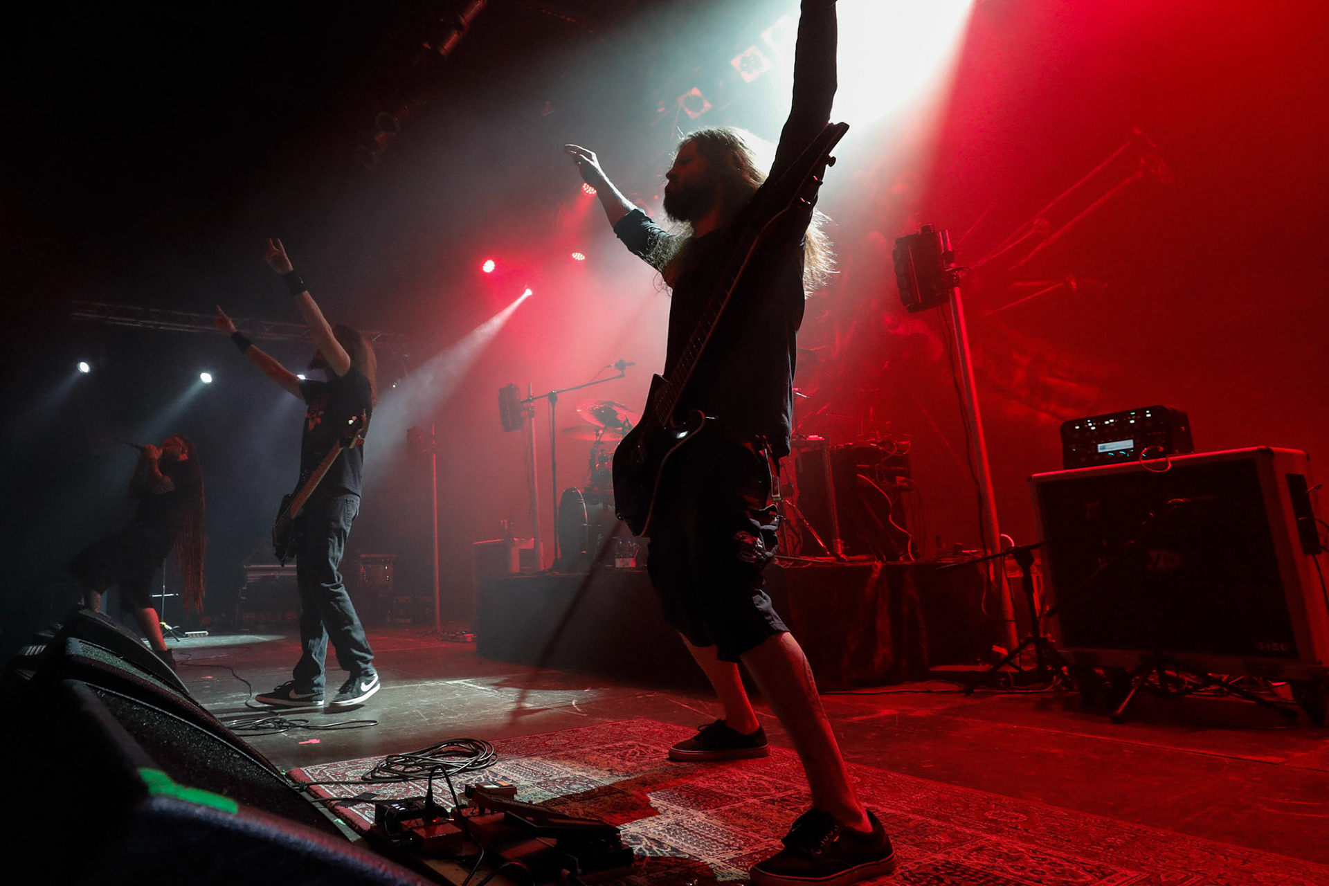 30.11.2018 Knock Out Tour 2018 - Warszawa Progresja - DECAPITATED - techniczny death metal, groove metal,

Wacław „Vogg” Kiełtyka gitara,
Rafał "Rasta" Piotrowski wokal, 
Michał "Młody" Łysejko perkusja,
Hubert Więcek gitara basowa, fot. Andrzej Wasilkiewicz/Reporter