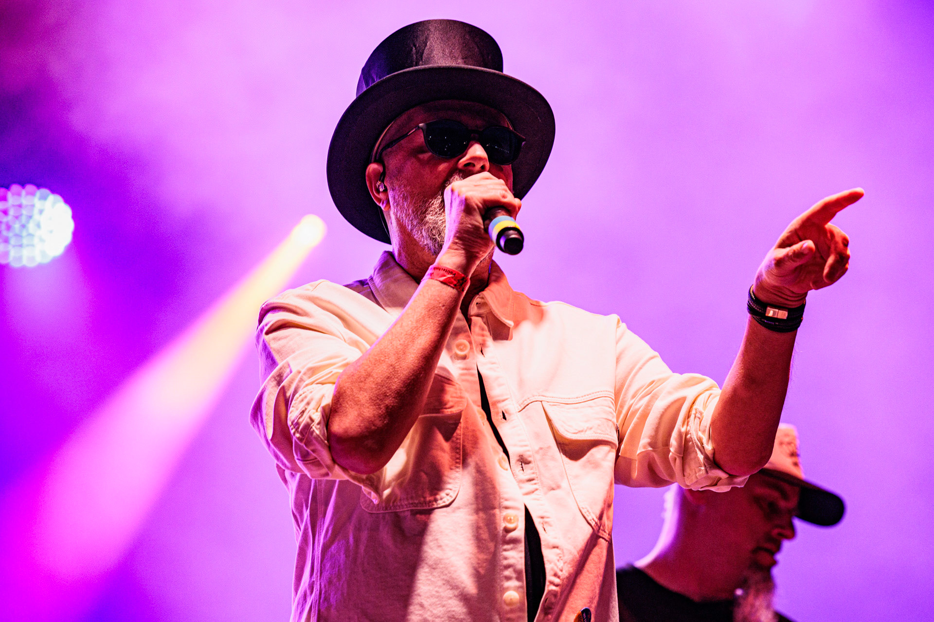 13.05.2022 Pidzama Porno Juwenalia Politechniki Warszawskiejn/z Krzysztof Grabaz Grabowski – wokal,punk rock, rock, reggae, S.P. Records.fot. Andrzej Wasilkiewicz/Reporter