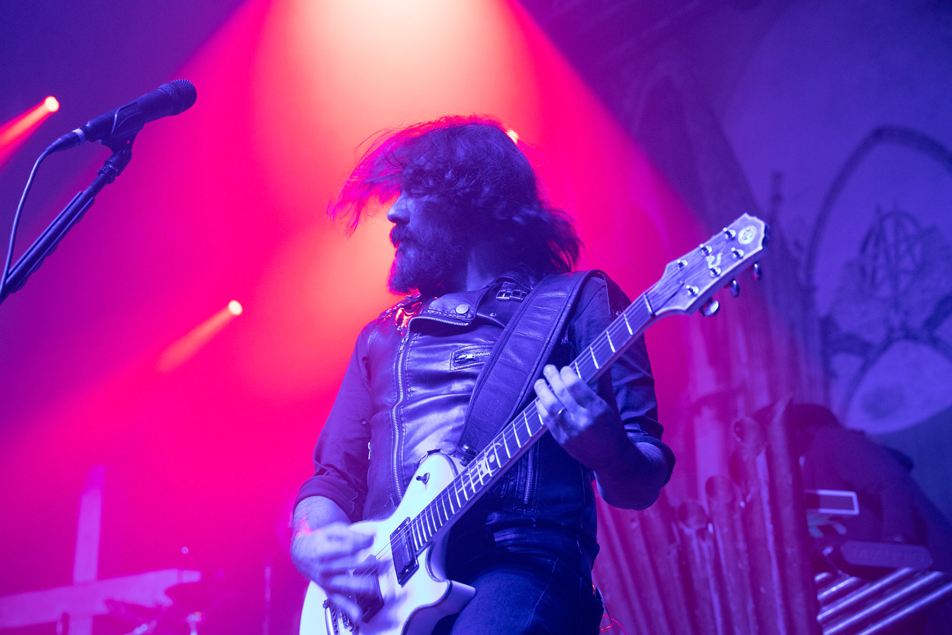 25.11.2019 Warszawa Klub Progresja Europejska Trasa Moonspell z Rotting Christ 2019
koncert Moonspell
N/z Fernando Langsuyar Ribeiro wokal  
N/z Ricardo Amorim gitara  
N/z Pedro Passionis Paixăo instrumenty klawiszowe  
N/z Miguel Mike Gaspar perkusja  
N/z Aires Pereira gitara basowa 
fot. Andrzej Wasilkiewicz/REPORTER