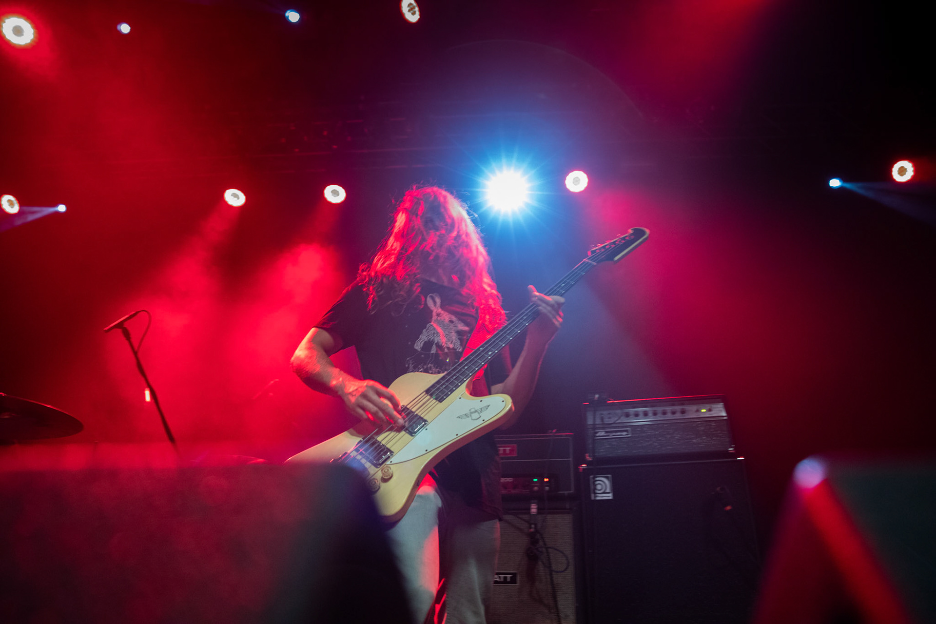 YOB - USA Eugene - Doom metal stoner metal post-metal
Mike Scheidt - wokal gitara,
Travis Foster - perkusja,
Aaron Rieseberg - bass, Produkcja Knock Out Productions, fot. Andrzej kaziq Wasilkiewicz/Reporter