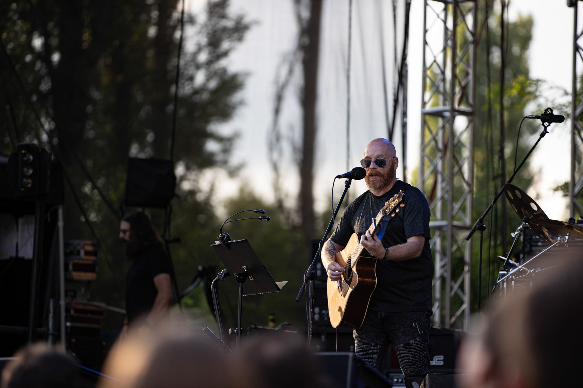 21.08.2021 koncert Mick Moss (Antimatter),Warszawa Letnia scena Progresji, Gramy do Woli.n/z Mick Moss - gitara, wokal,Fot. Andrzej Wasilkiewicz/Reporter