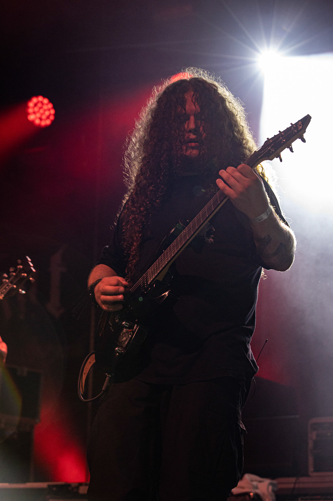 12.09.2021 - KAT i Roman Kostrzewski - koncert "Do zobaczenia w piekle" Wroclaw, Centrum Koncertowe A2.  Jacek Hiro – gitara,fot. Andrzej kaziq Wasilkiewicz