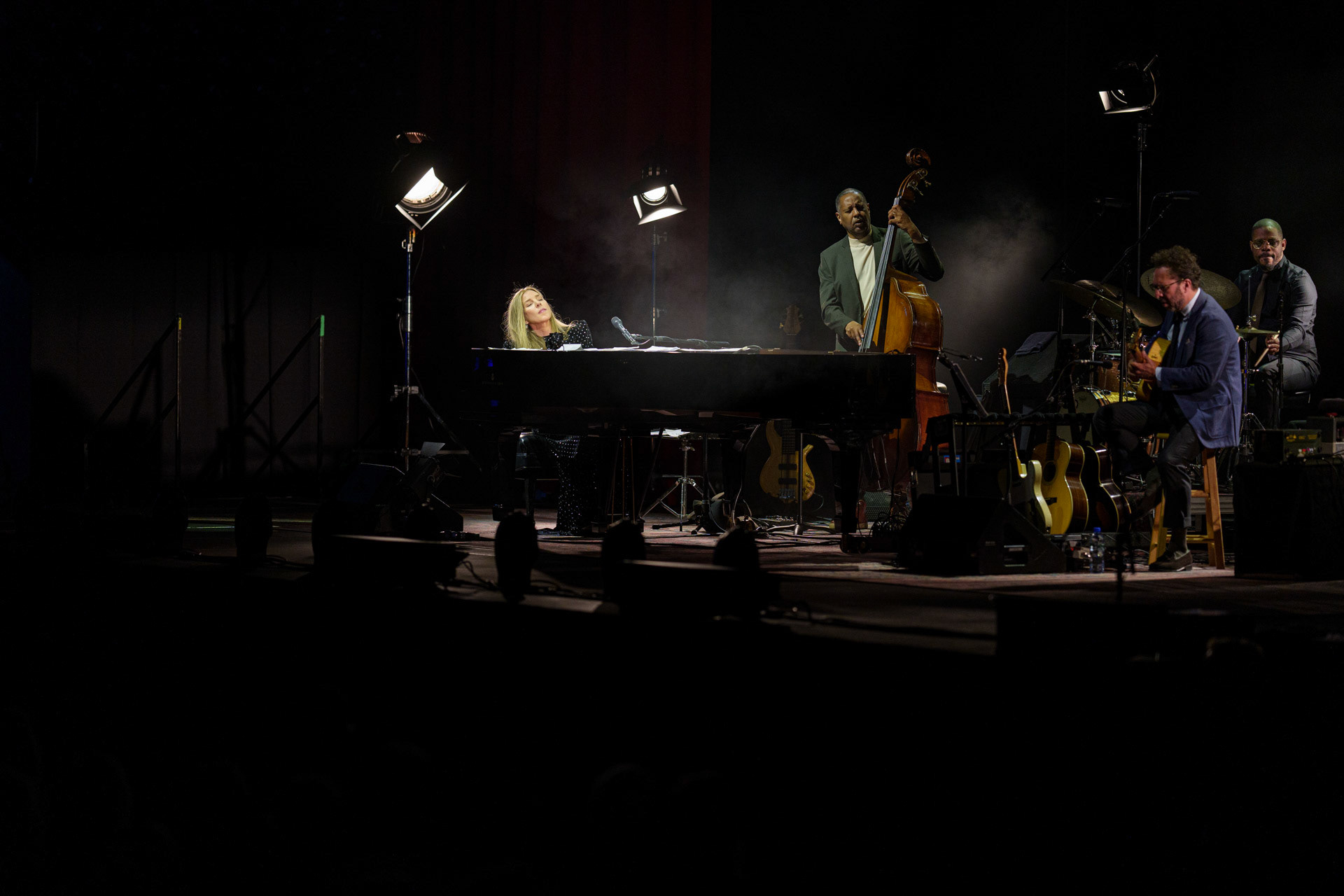 9.05.2023 Kanadyjska ikona jazzu Diana Krall, warszawski koncert na Torwarze. Produkcja Knock Out Productions.fot. Andrzej Wasilkiewicz/kaziq.com