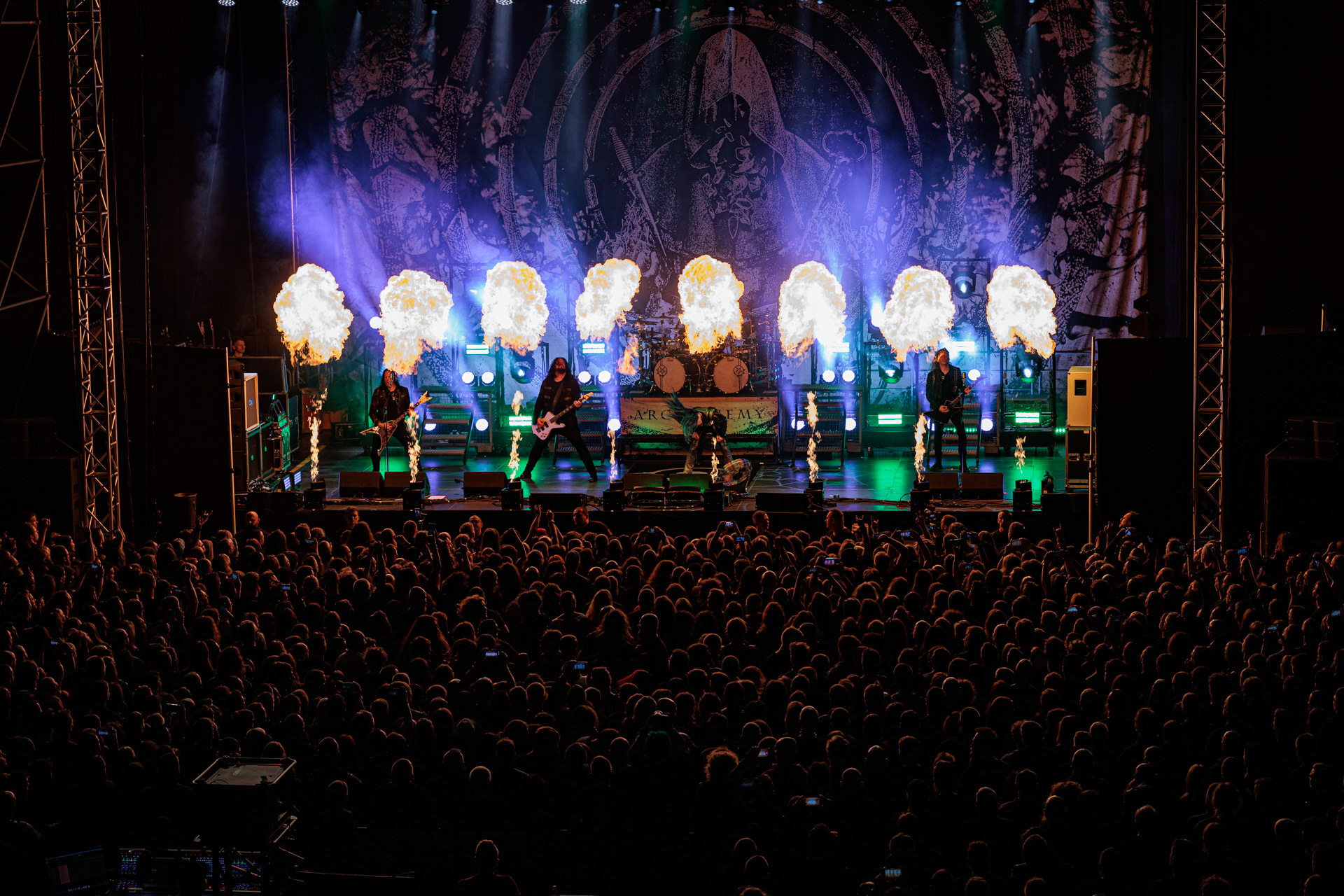 19.10.2022 ARCH ENEMY  - The European Siege 2022,Spodek Katowice Poland,fot. Andrzej Wasilkiewicz/Reporter