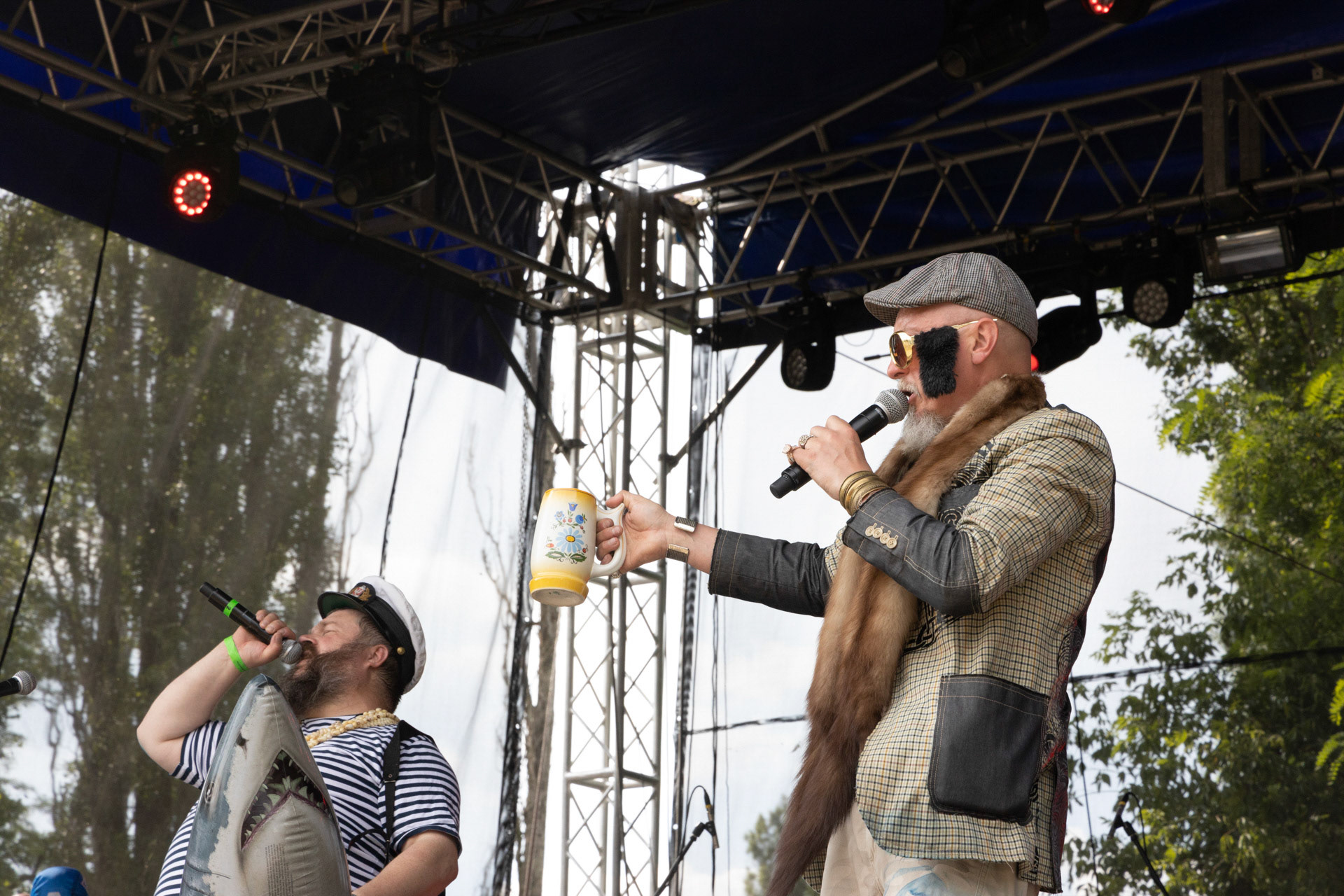 The Novorodkens i Hacrmistrz Gruczol- koncert Zacieralia w warszawskiej Progresji.Gramy Do Woli - Warszawa, Progresja.Fot. Andrzej Wasilkiewicz/Reporter