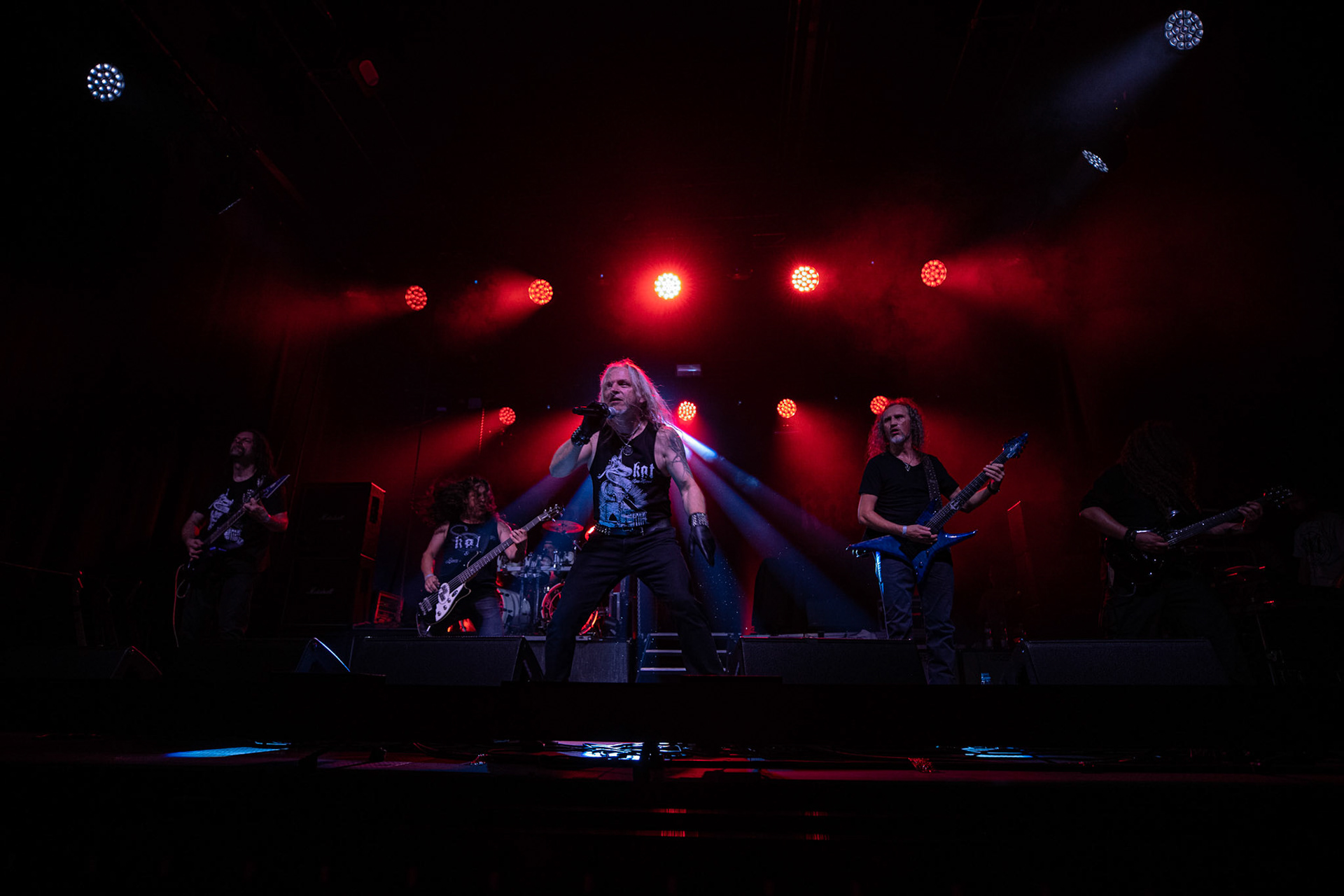 12.09.2021 - KAT i Roman Kostrzewski - koncert "Do zobaczenia w piekle" Wroclaw, Centrum Koncertowe A2.   Piotr „Peter” Wiwczarek (Vader), fot. Andrzej kaziq Wasilkiewicz