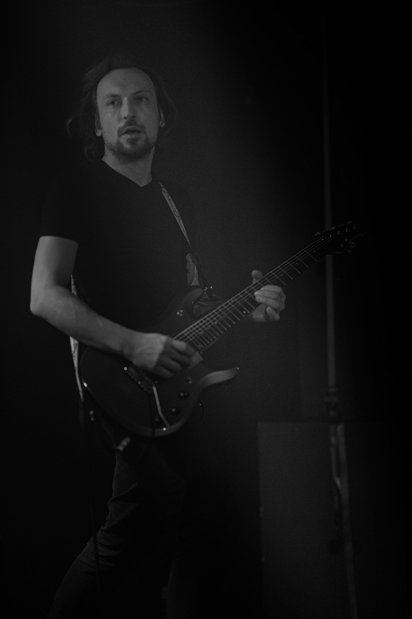 Koncert 4dots - 20.12.2019 Warszawa Klub Pogłos, n/z W. Jarawka guitar, Post something, Post something else, fot. Andrzej Wasilkiewicz/REPORTER