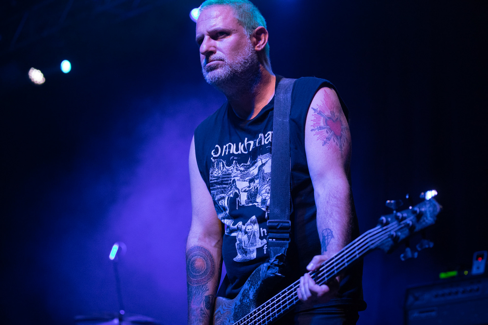 Neurosis - USA Oakland - pionierzy post metalu w warszawskiej Progresji, formacja kalifornijczyków napędzana przez Scott Kelly i Steve von Till wyszła od sluge metal, industrial, doom metal, hardcore punk, grunge, southern rock, po noise rock. Produkcja Knock Out Productions, fot. Andrzej kaziq Wasilkiewicz/Reporter