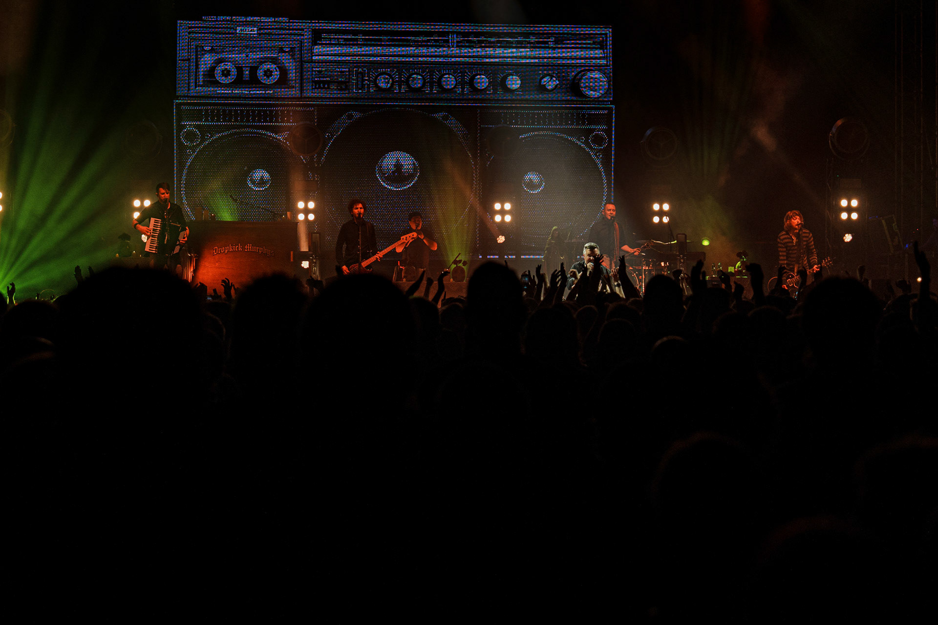 30.01.2023 Dropkick Murphys - celtic punk, hardcore punk, Warszawa EXPO XXI.  Knock Out Productions. Fot. Andrzej Wasilkiewicz/Reporter