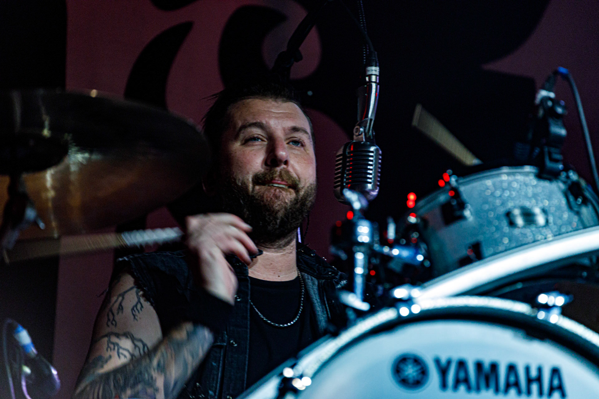 7.10.2022 Warszawski koncert Three Days Grace w klubie Progresja.Kanadyjczycy promuja nowy album EXPLOSIONS.n/z Barry Stock – gitara, n/z Brad Walst – gitara basowa, n/z Neil Sanderson – perkusja, instrumenty klawiszowe, n/z Matt Walst – wokal,Produkcja Knock Out Productions, Fot. Andrzej Wasilkiewicz/Reporter