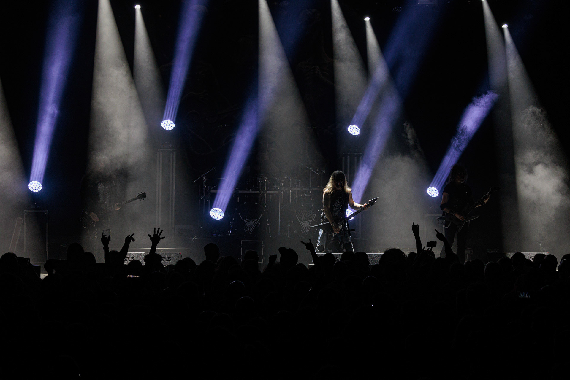 18.02.2022 - Vader - trasa Przebudzenie Tyranow koncert w warszawskiej Progresji.Peter: Guitar + VocalsSpider: GuitarHal: BassKruszyna: DrumsLeft Hand Sounds, Knock Out Productions, Massive Music,fot. Andrzej Wasilkiewicz/Reporter