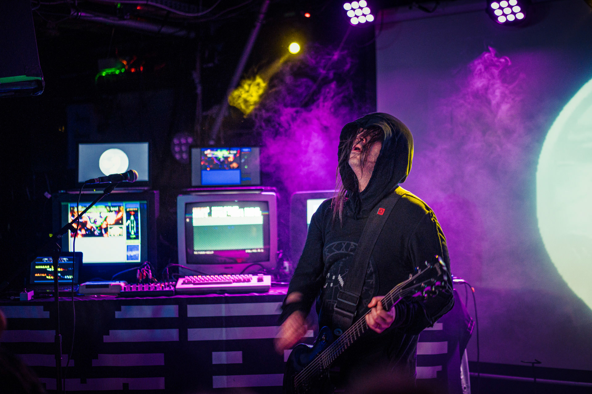 2023.02.24 - Master Boot Record - Rome, Italy band. I am a 486DX-33MHz-64MB processing avant-garde chiptune, synthesized heavy metal &amp; classical symphonic music. Synthesized, Dehumanized.Winiary Bookings, Hydrozagadka, Warszawa. Fot. Andrzej Wasilkiewicz/Reporter