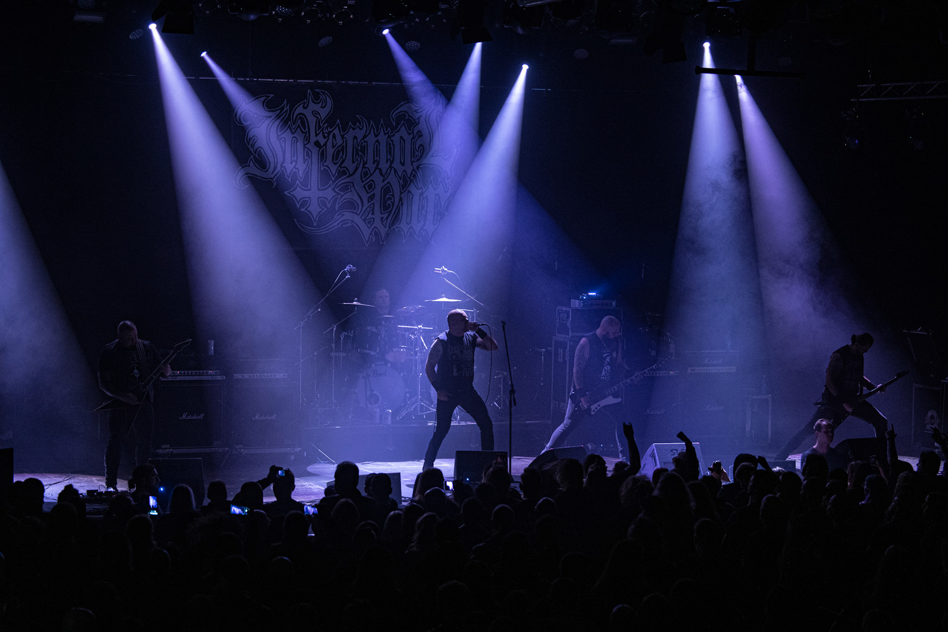 21.12.2019 Metalowa Wigilia 2019 w warszawskiej Progresji.
Koncert zespołu Infernal War, polski blackmetal.
Massive Music 
fot. Andrzej Wasilkiewicz/REPORTER