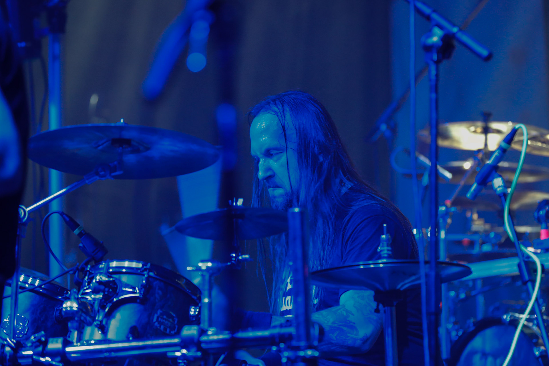 30.11.2018 Knock Out Tour 2018 - Warszawa Progresja -VIRGIN SNATCH  thrash metal, death metal,
Łukasz "Zielony" Zieliński wokal,
Grzegorz "Grysik" Bryła  gitara, 
Paweł Pasek  gitara, 
Piotr "Anioł" Wącisz  gitara basowa, 
Jacek Nowak perkusja,  fot. Andrzej Wasilkiewicz/Reporter