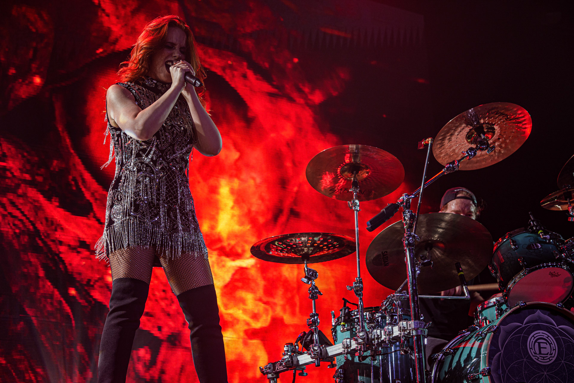 25.03.2023 EPICA - symfoniczny metal, metal progresywny. Klub Progresja, Warszawa, Knock Out Productions. fot. Andrzej Wasilkiewicz/Reporter